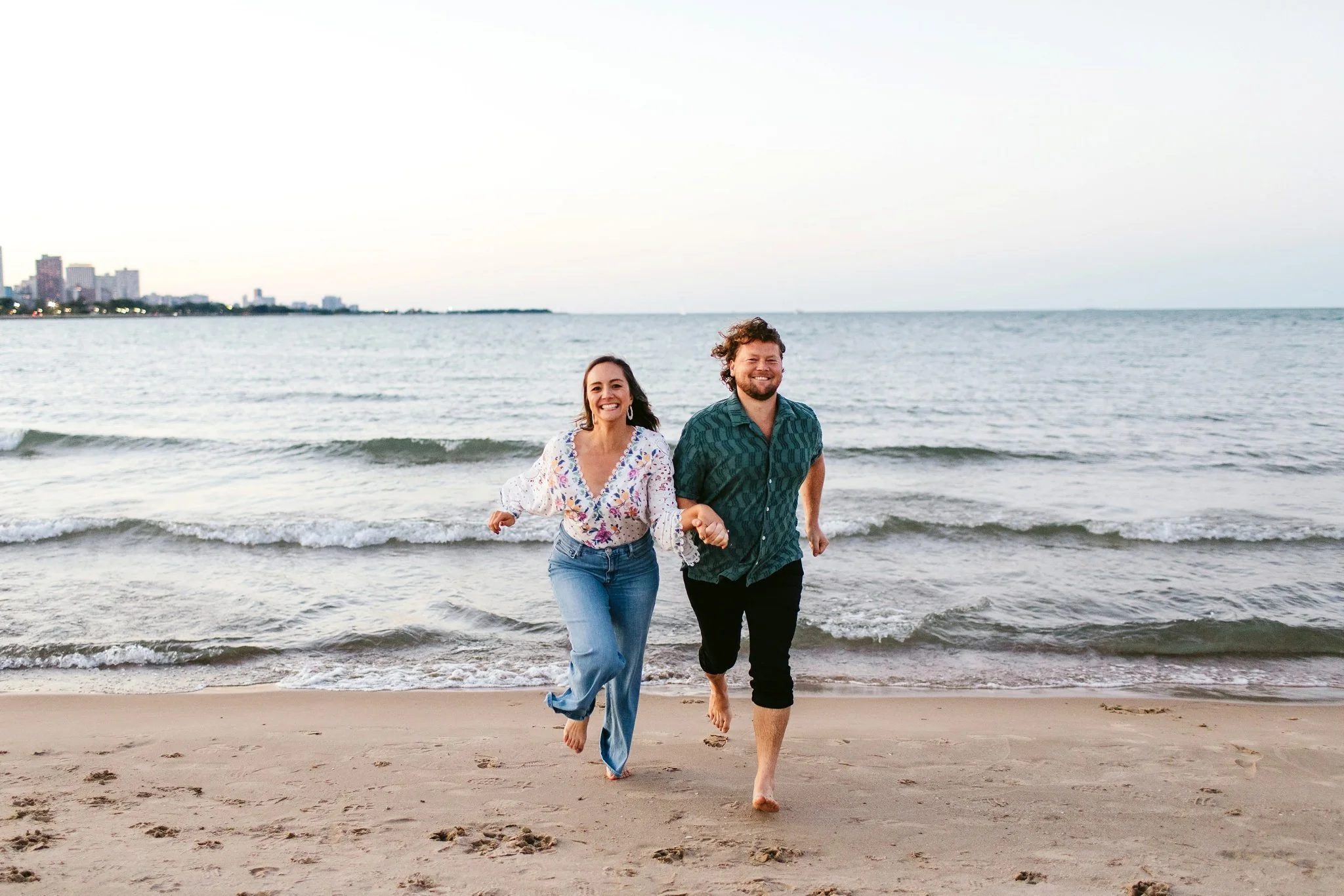 Ashley + Ryan, Casual North Avenue Beach Engagement Session