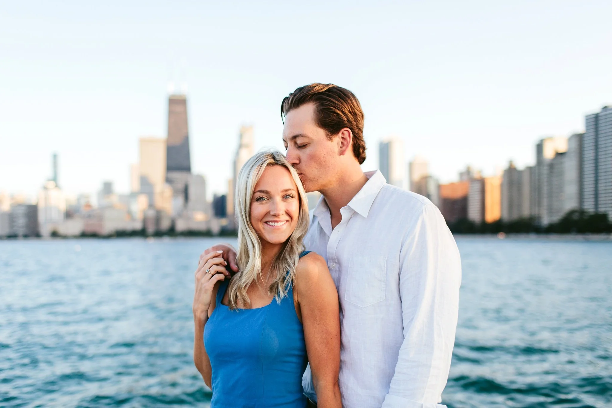 candid engagement photography