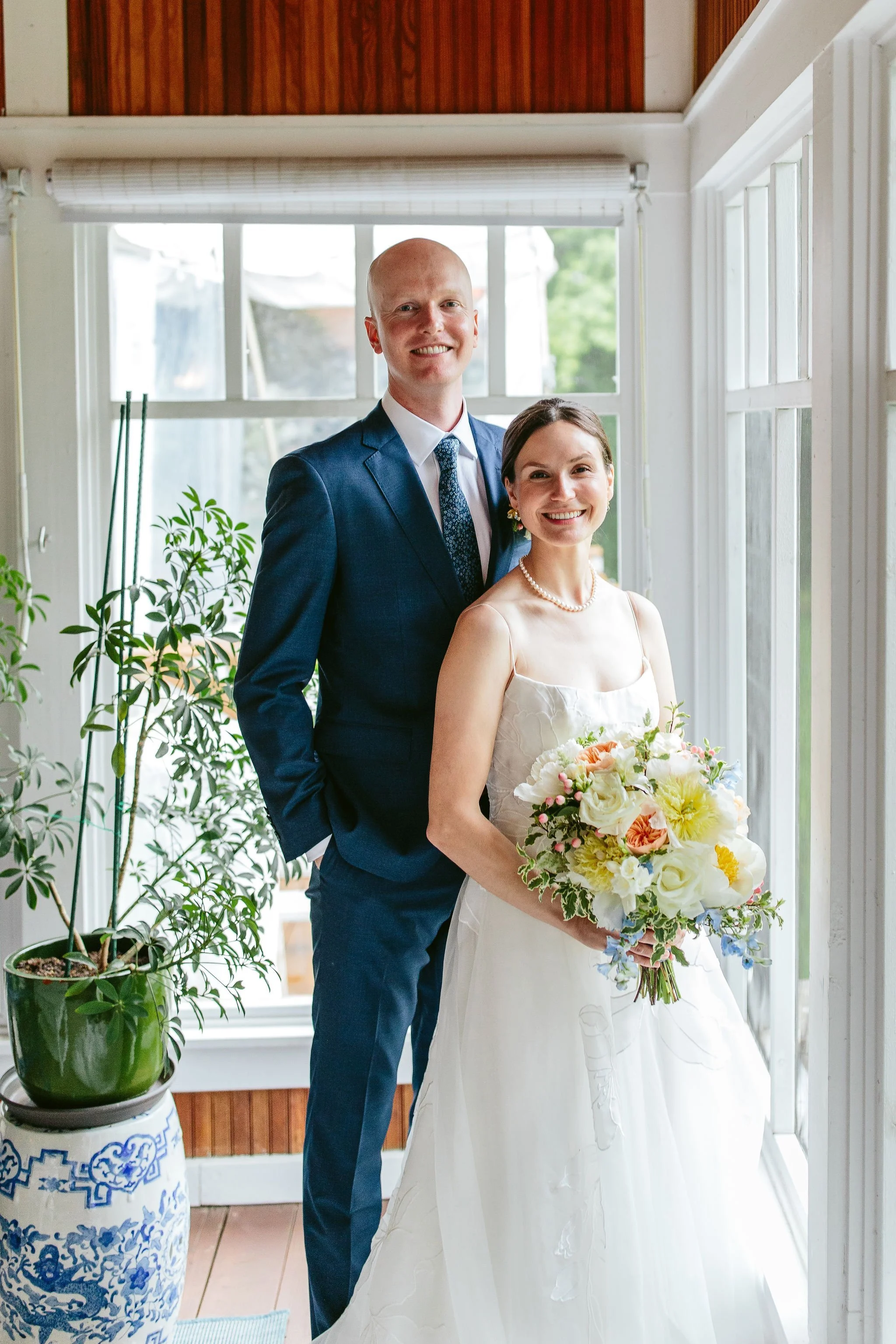 at home wedding portraits northfield il