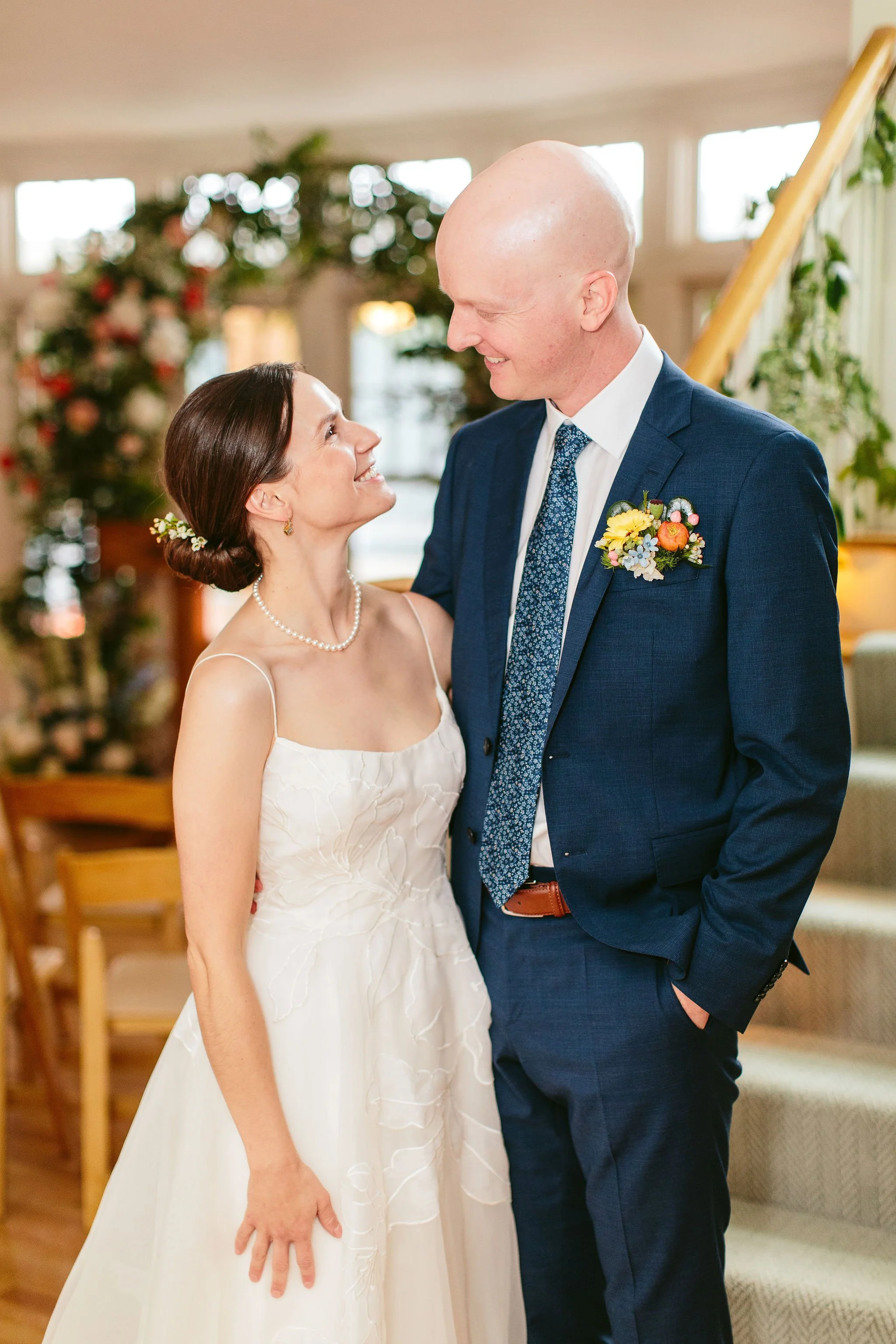 wedding portrait at-home in chicago