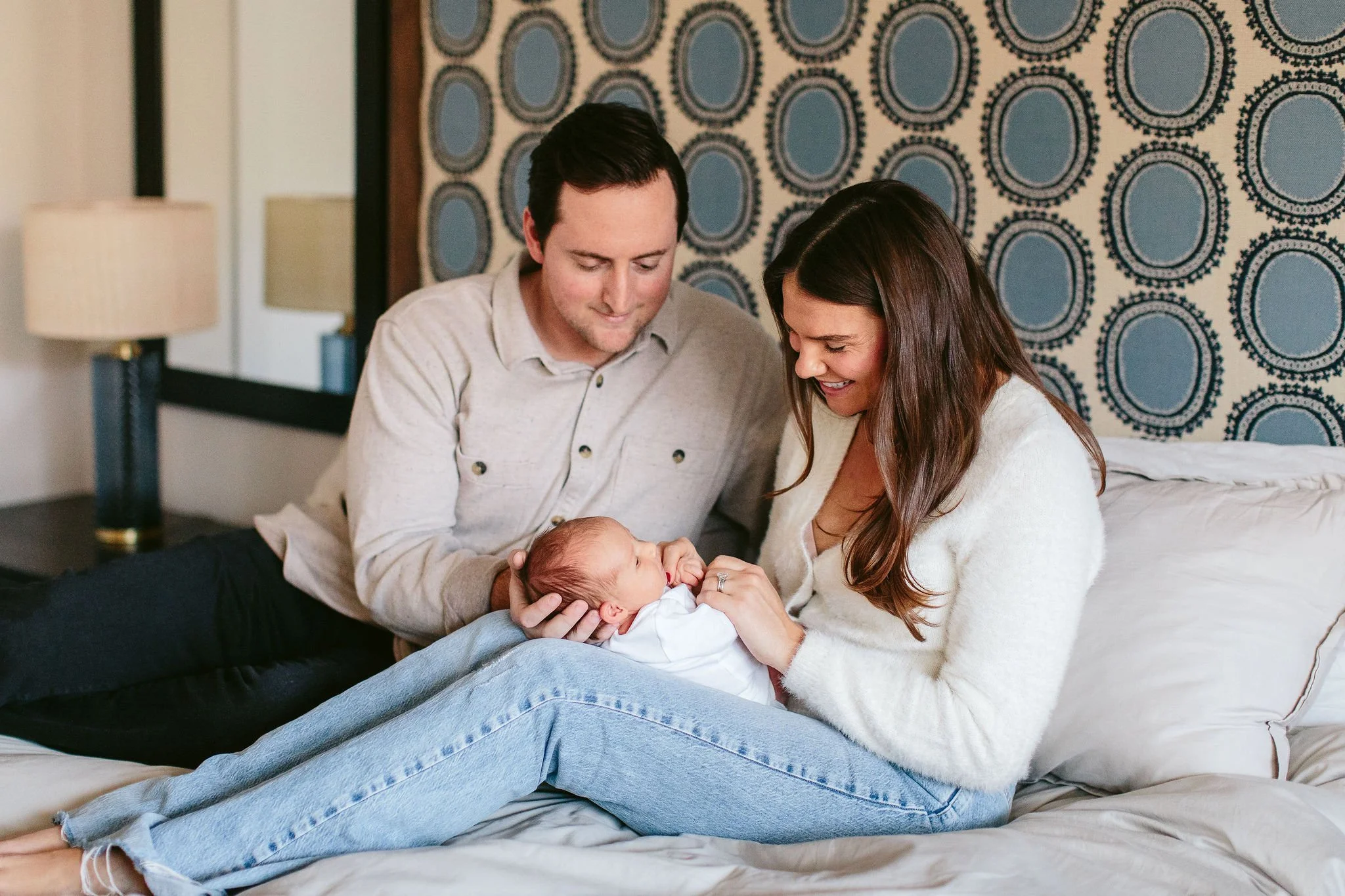 inspiration for newborn photos at home