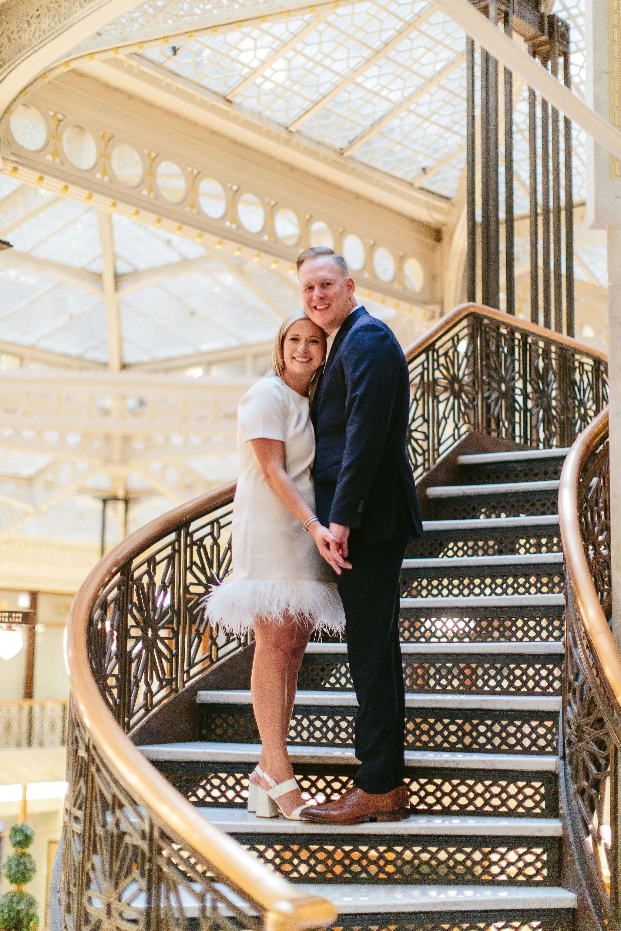 rookery engagement session chicago il