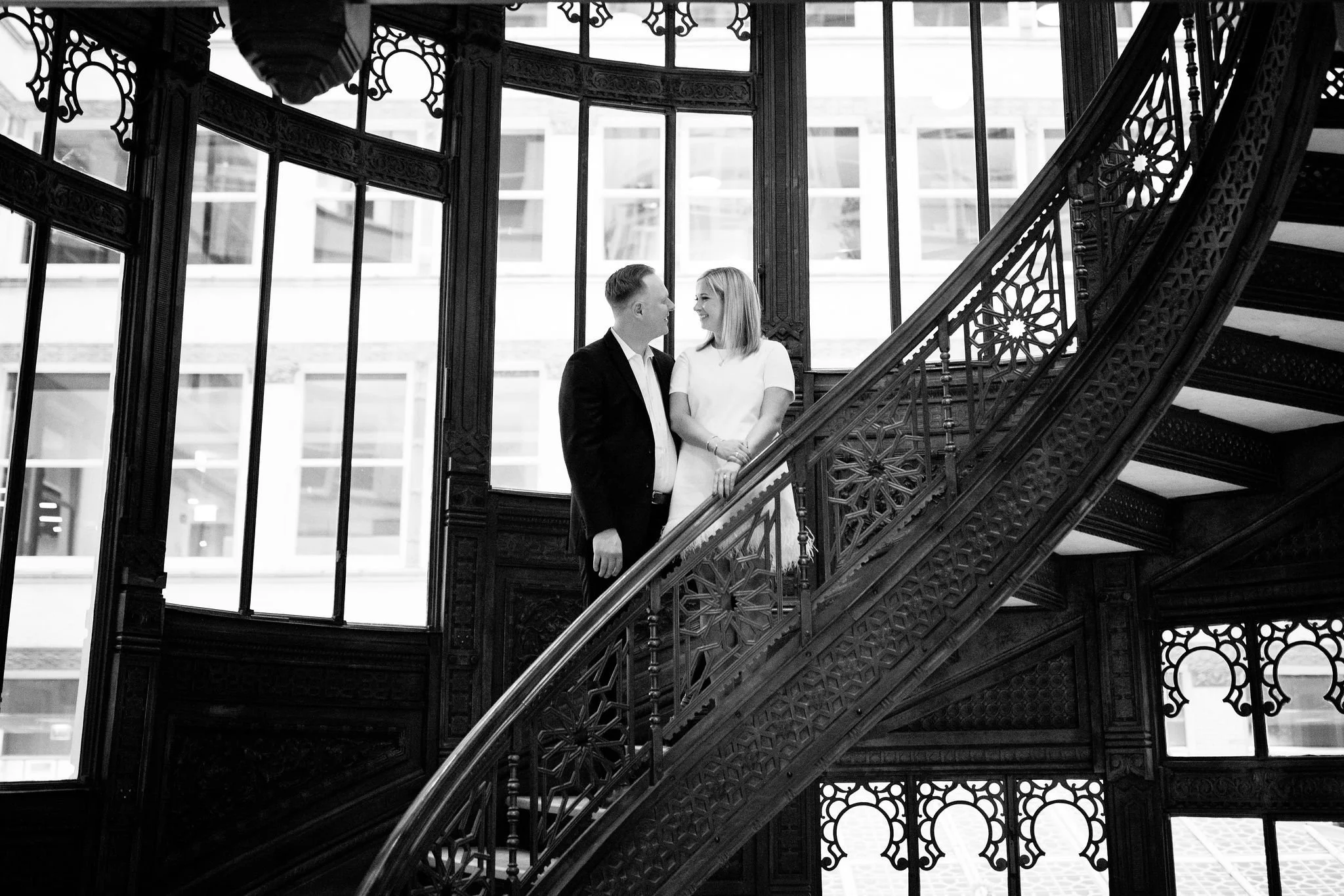 engagement session at the rookery