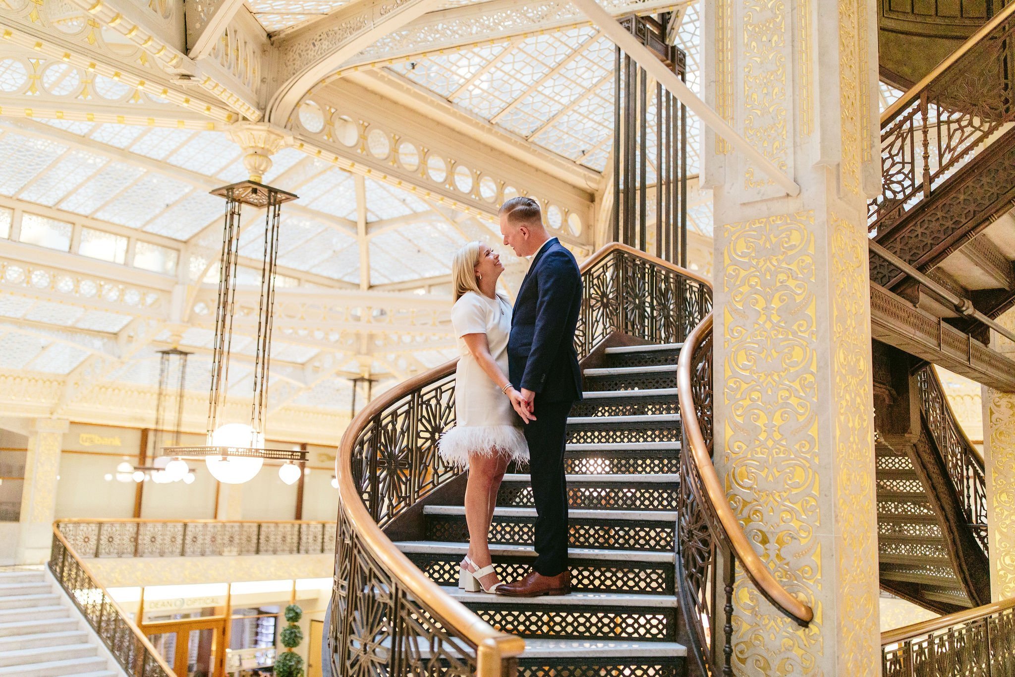 Pammy + Scott, Winter Engagement Session at The Rookery