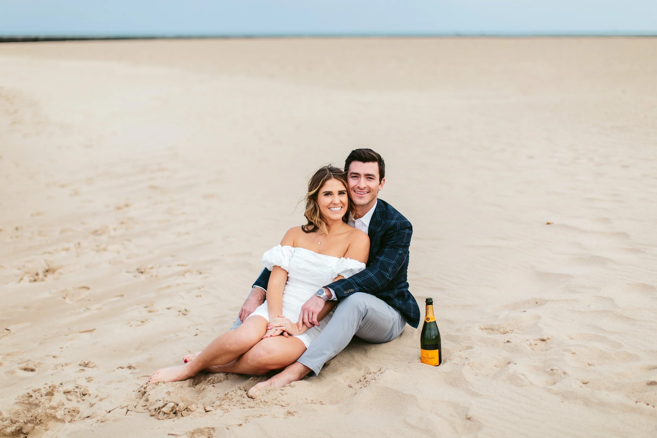 Alli &amp; Danny, October Engagement Session at North Avenue Beach, Chicago, IL
