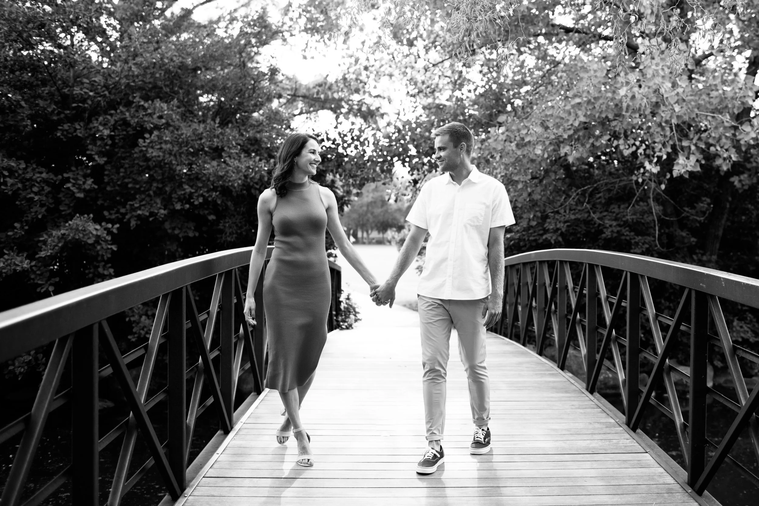 Sydney &amp; Zac, Engagement Session at Alfred Caldwell Lily Pool