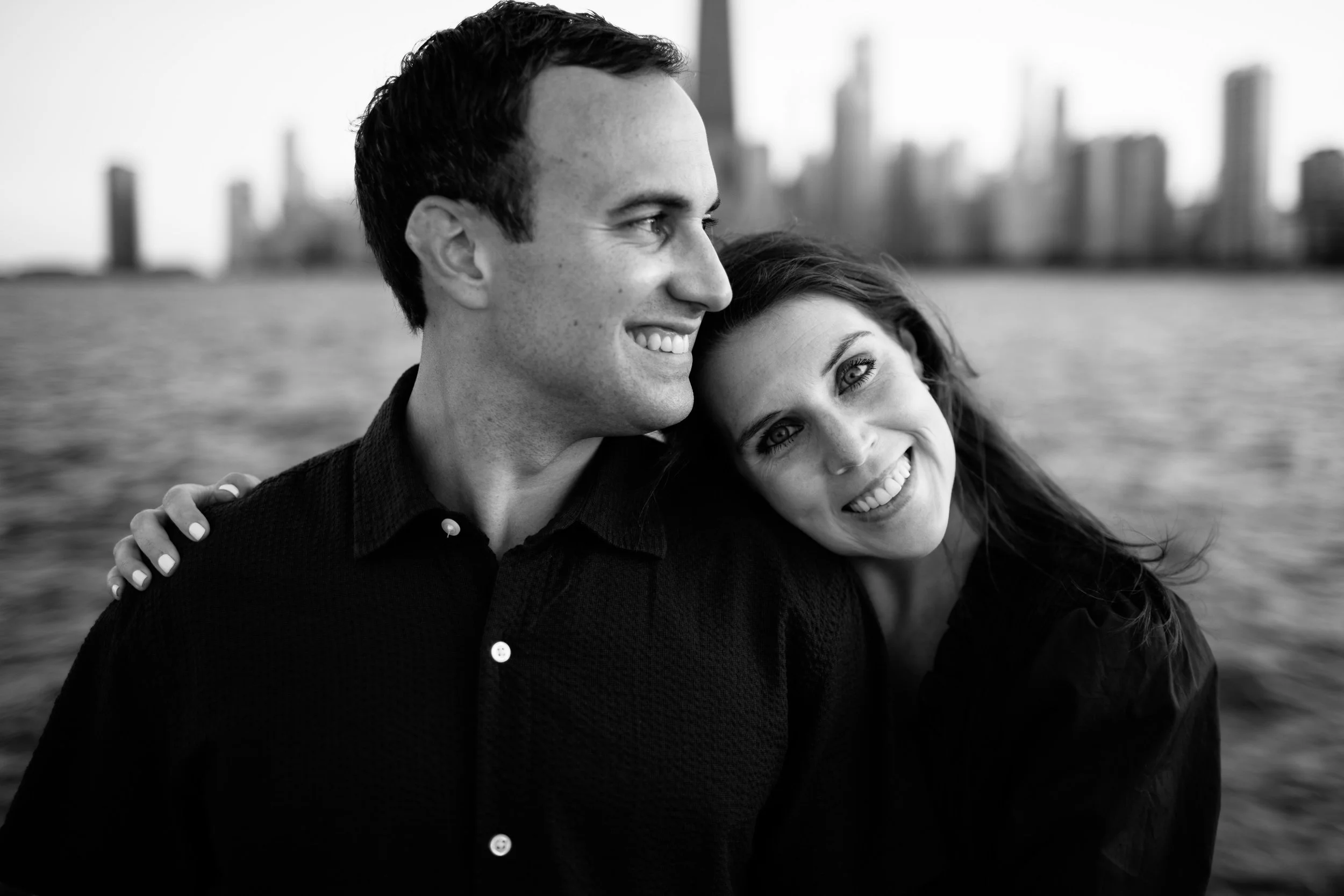 Alex &amp; Christie, Engagement Session at North Avenue Beach in Chicago, IL