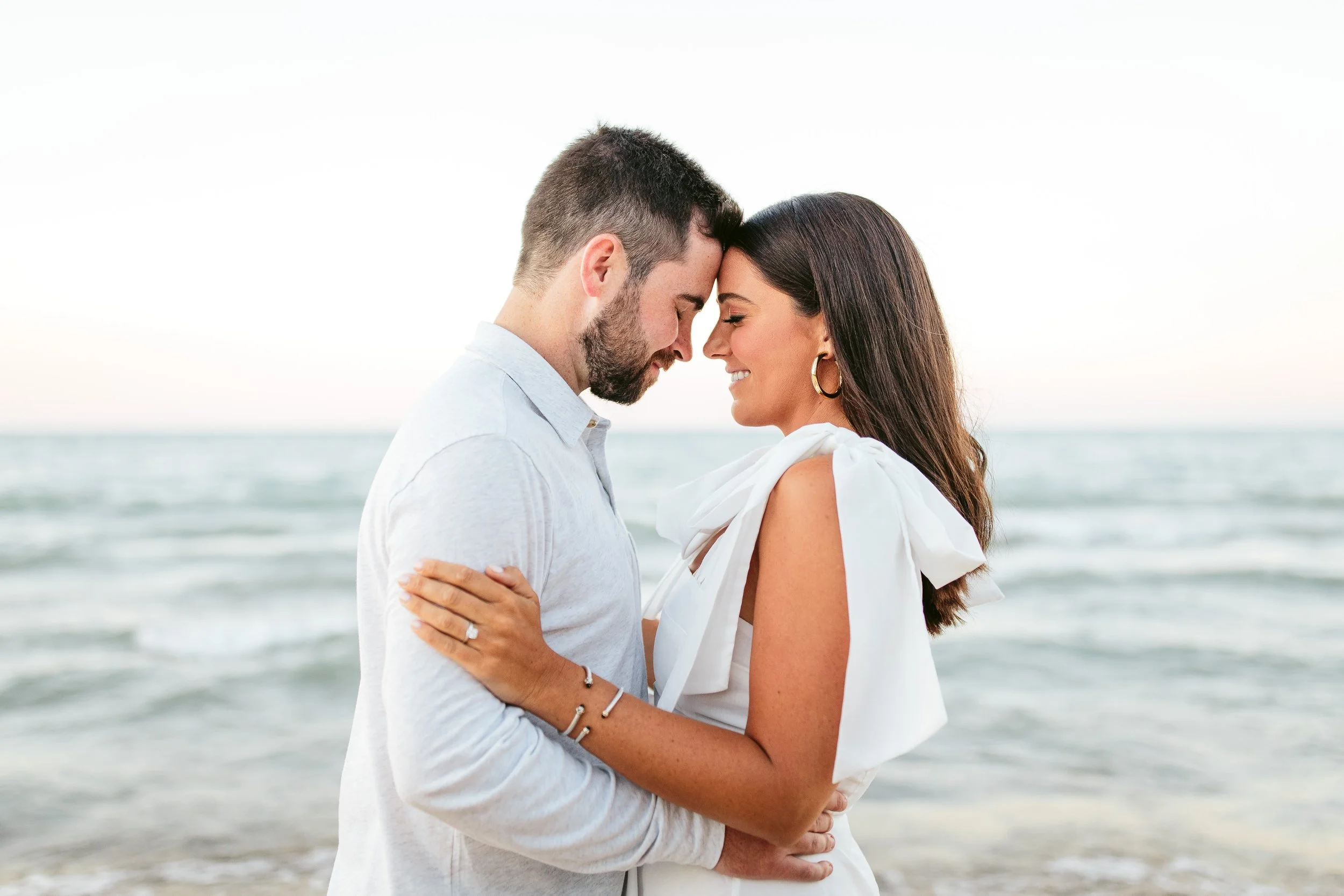 Maddy &amp; Brendan, Engagement Session at Elmwood Dunes in Wilmette, IL