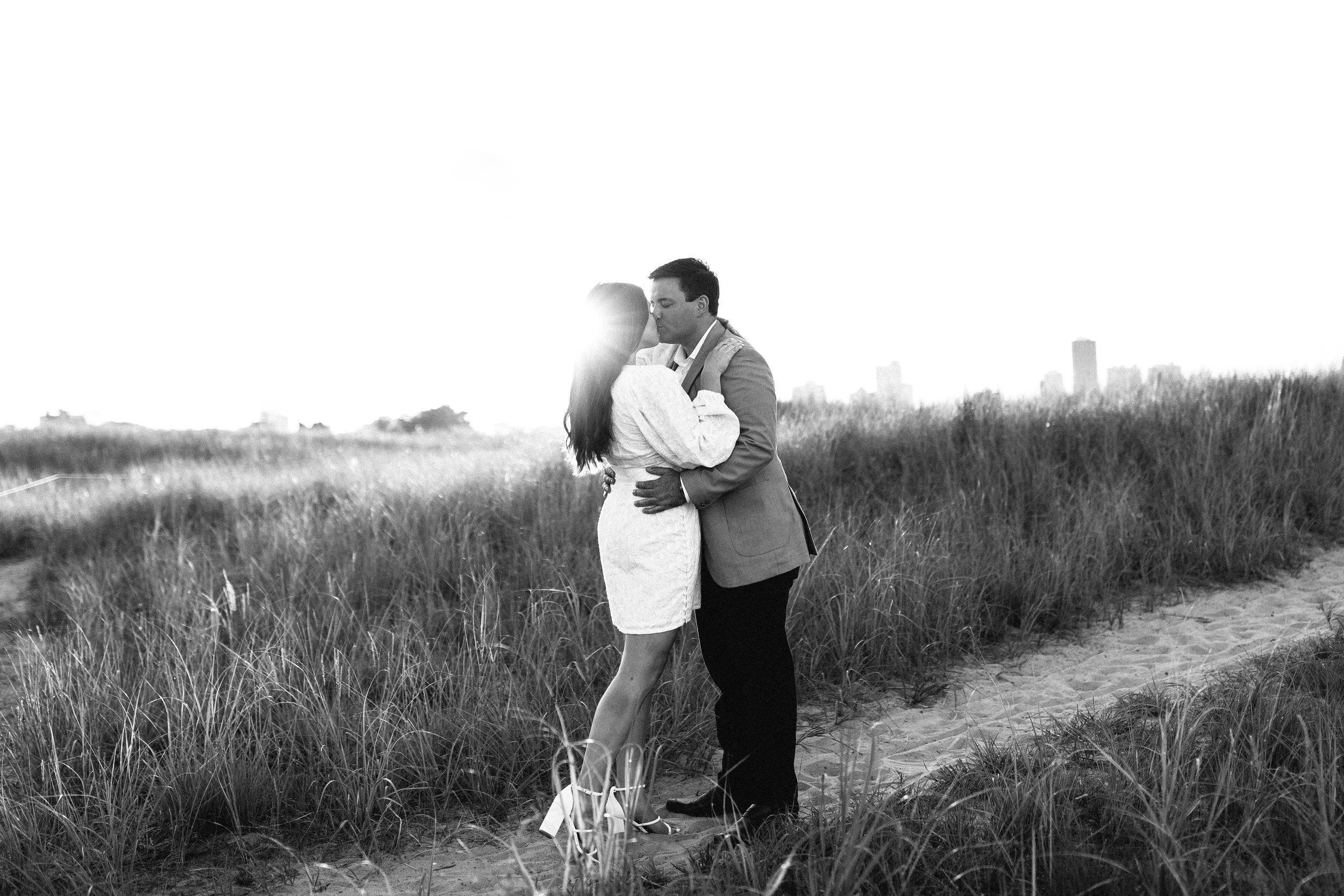 Brooke &amp; Shawn, July Engagement Session at Montrose Beach, Chicago, IL