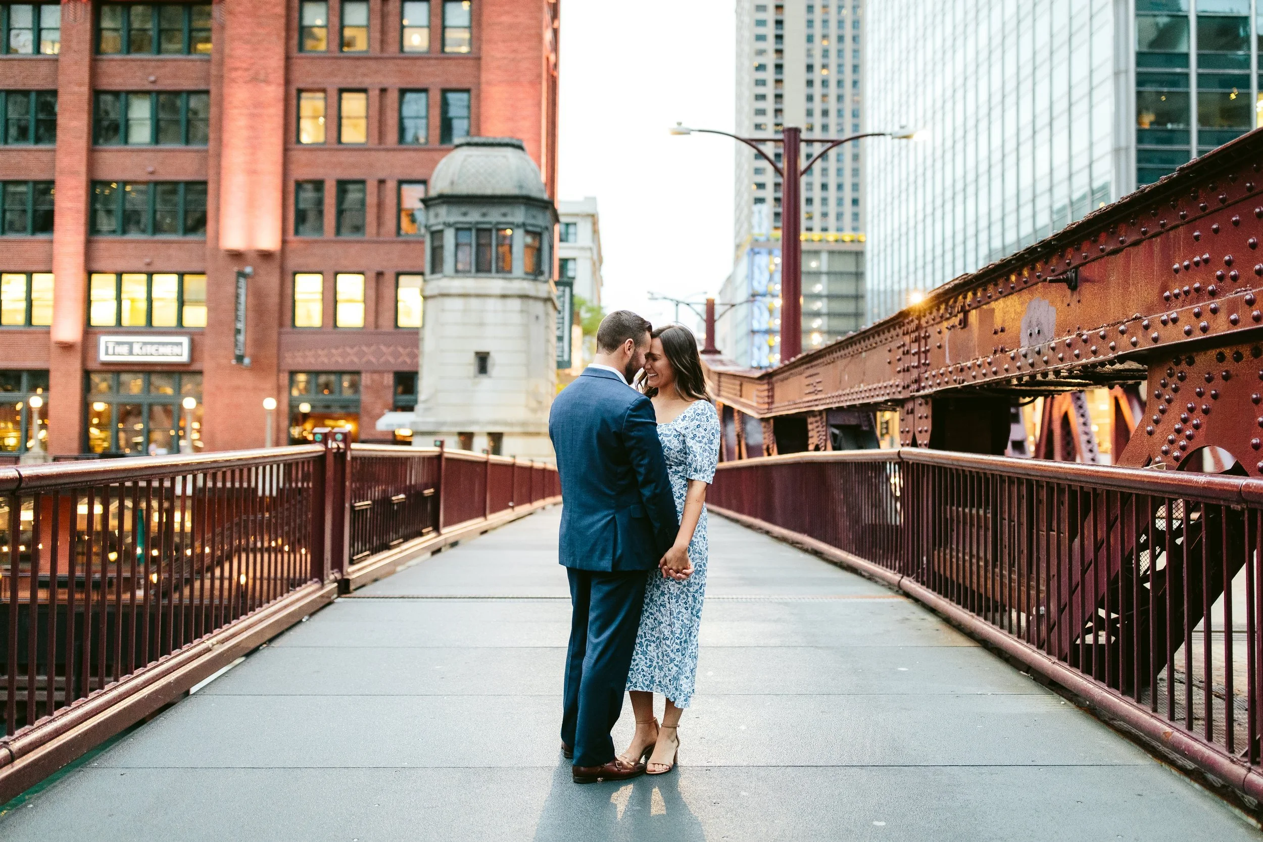 Scott &amp; Casey, Engagement Session on Chicago's Magnificent Mile