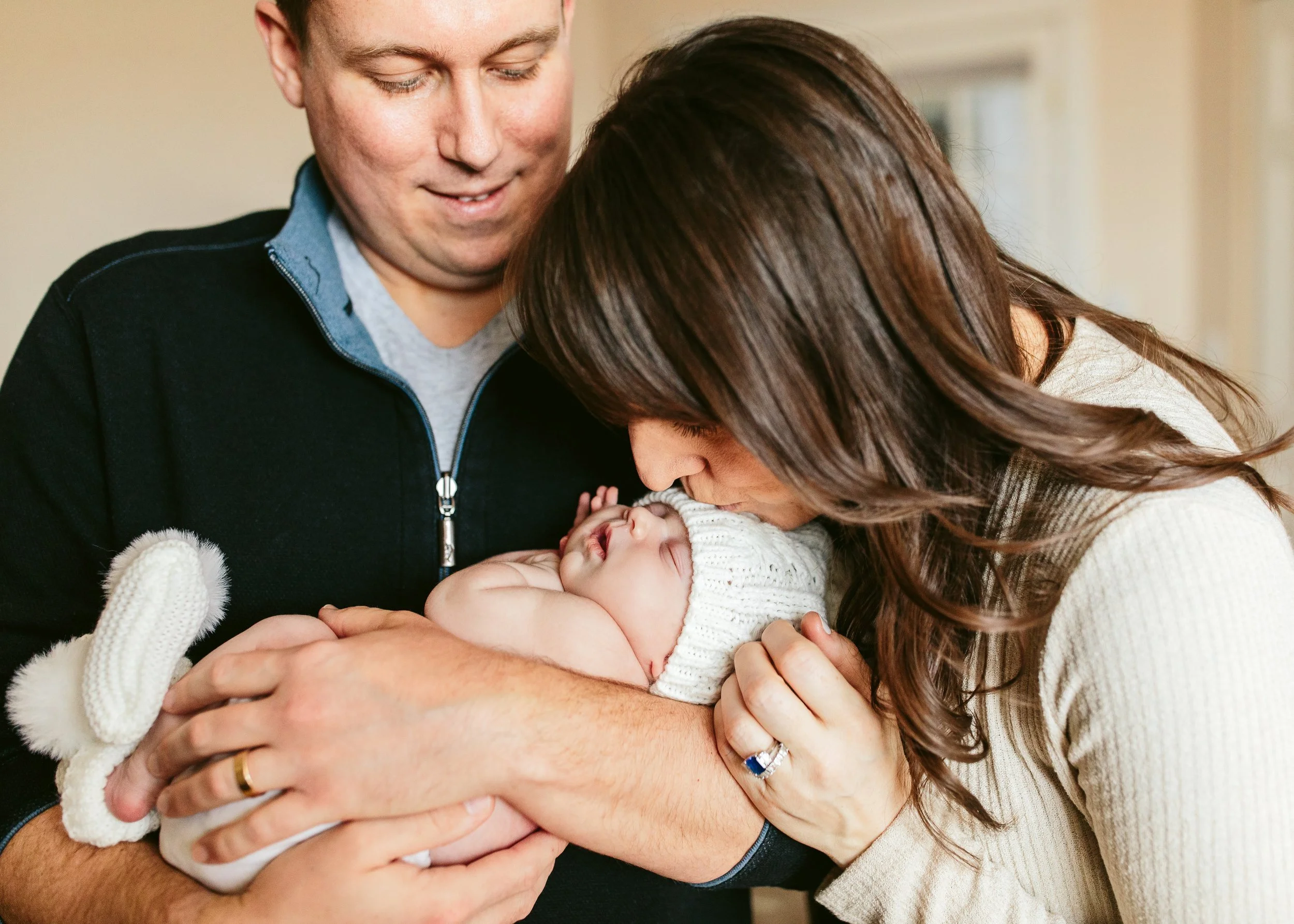 Charming At-Home Newborn Session with Baby Norah, Chicago, IL