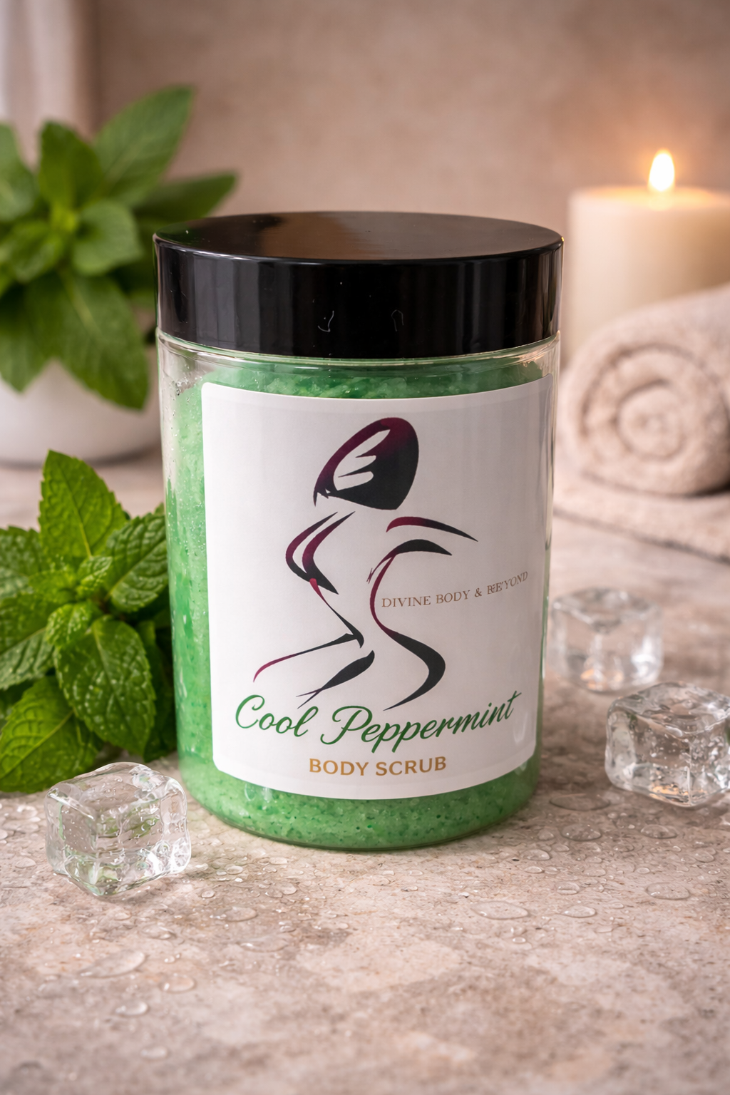 Cool Peppermint Body Scrub