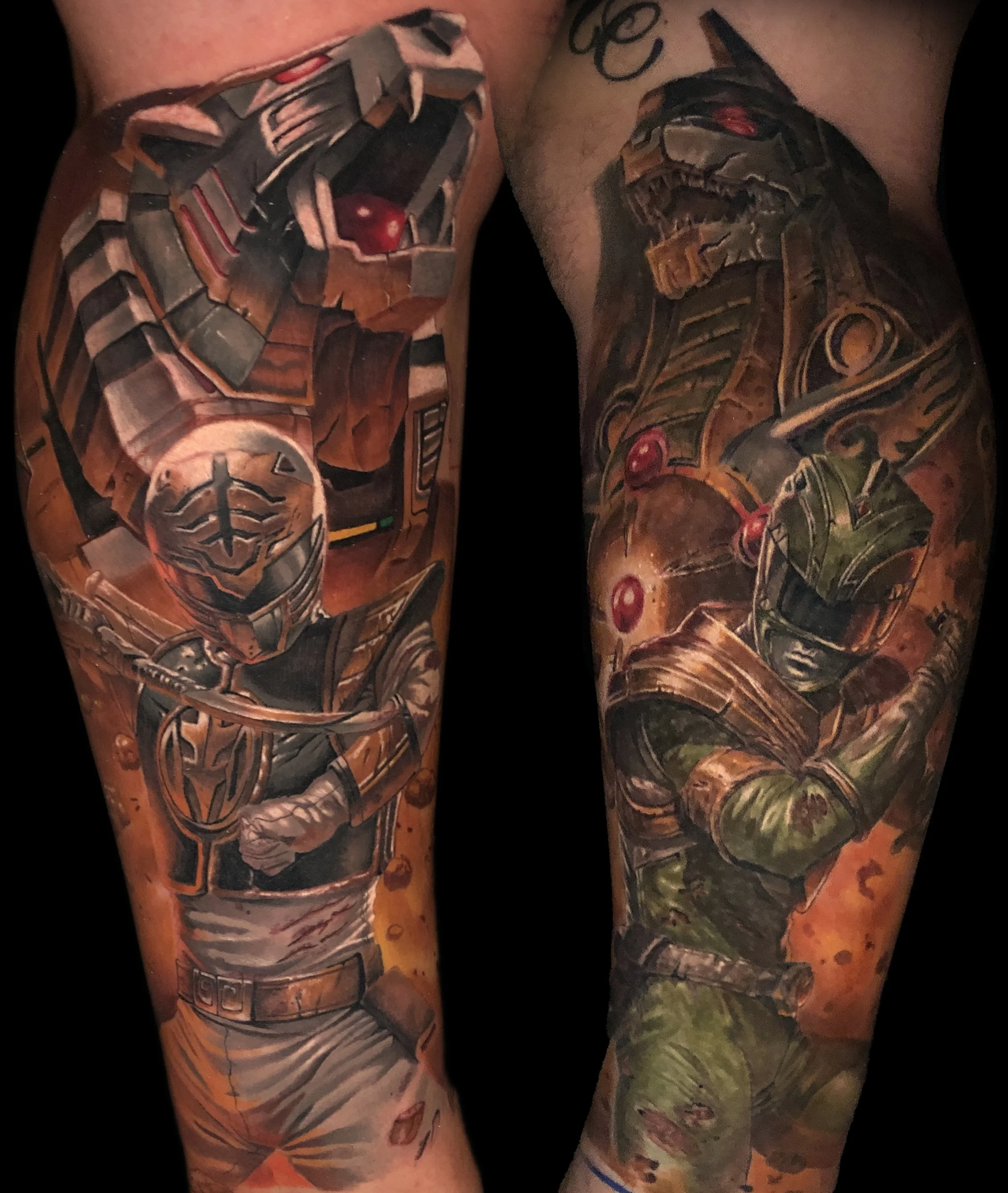 Mike Carro Green White Ranger Tattoo.jpg