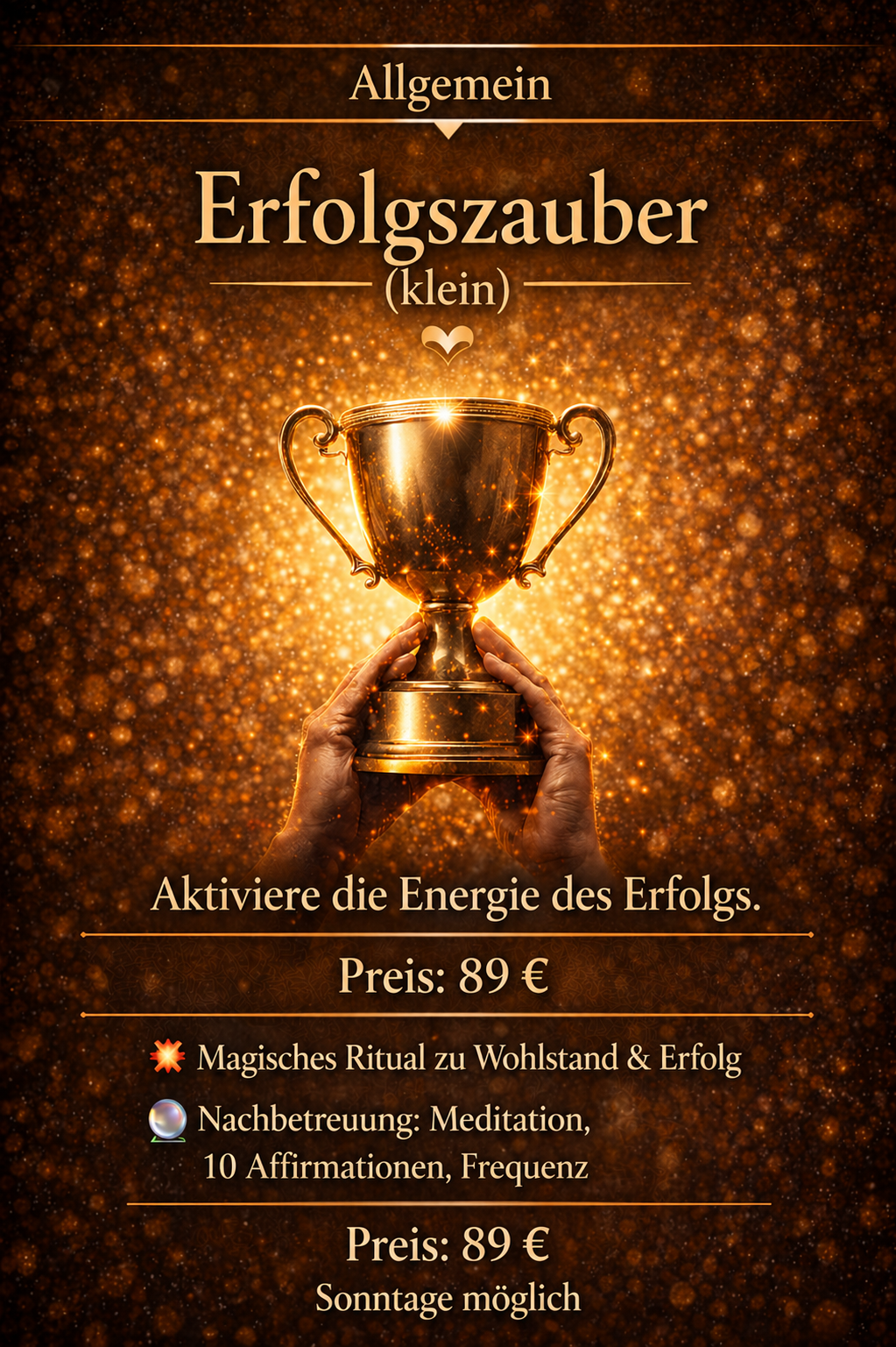 Erfolgszauber klein