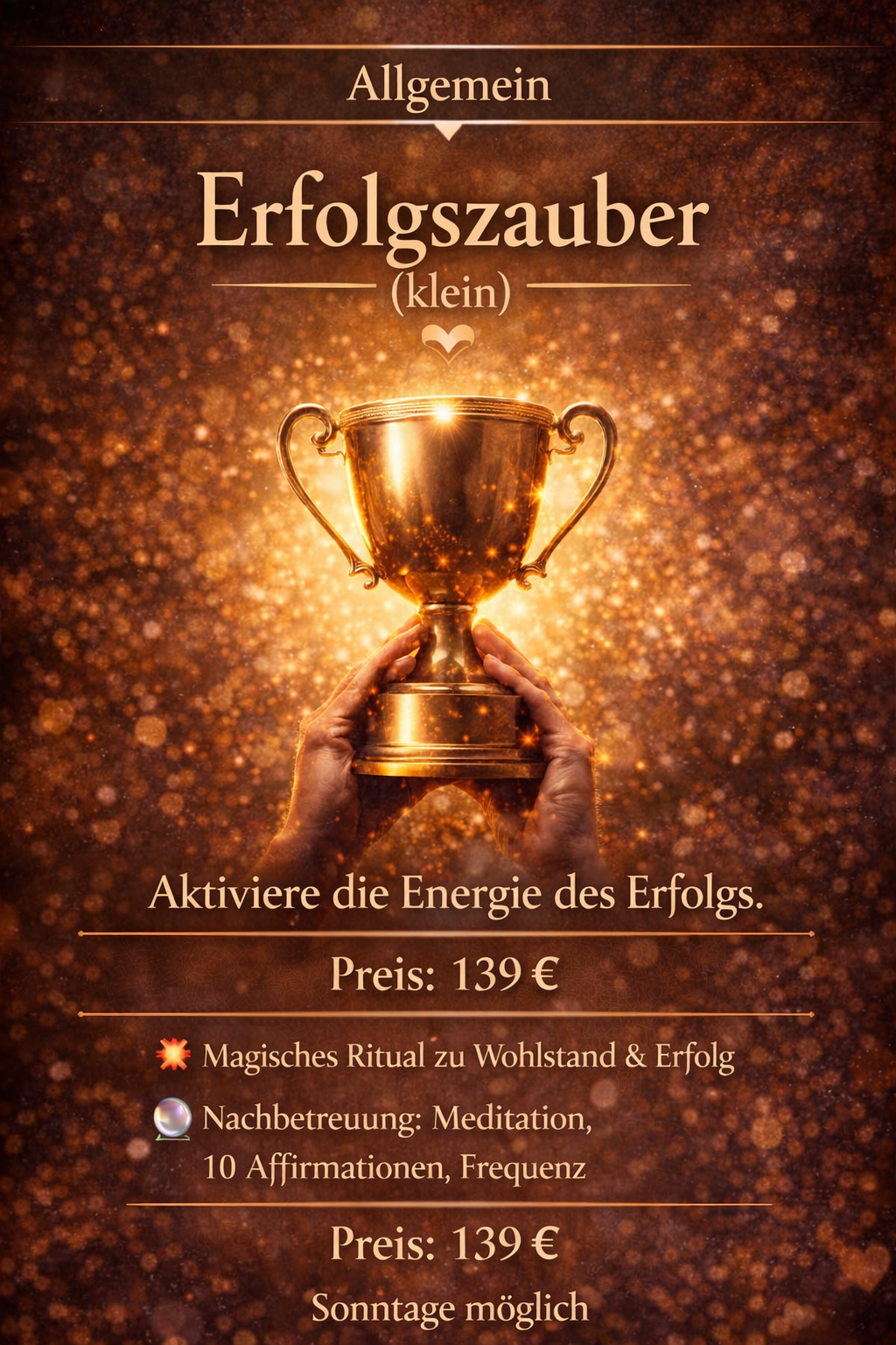 Erfolgszauber klein