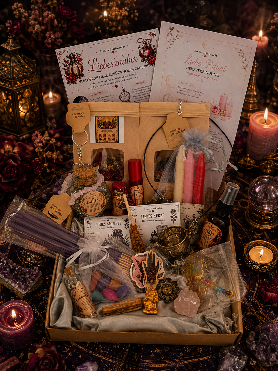 ❤️ Premium Liebes Ritual Box Deluxe – Das große Komplettset für Liebe & Herzenergie