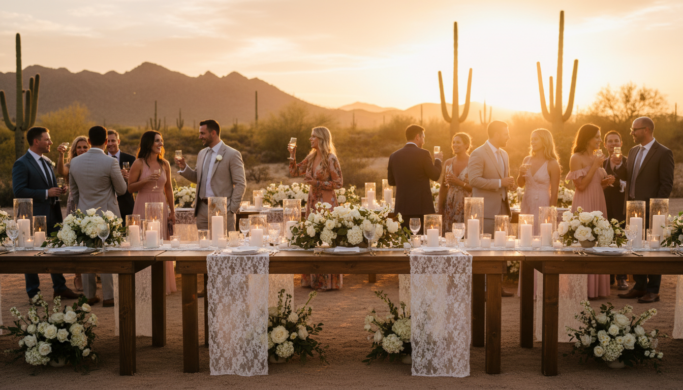 Luxury restroom trailer set up at an outdoor wedding near Owensboro Kentucky serving Evansville Indiana and surrounding areas