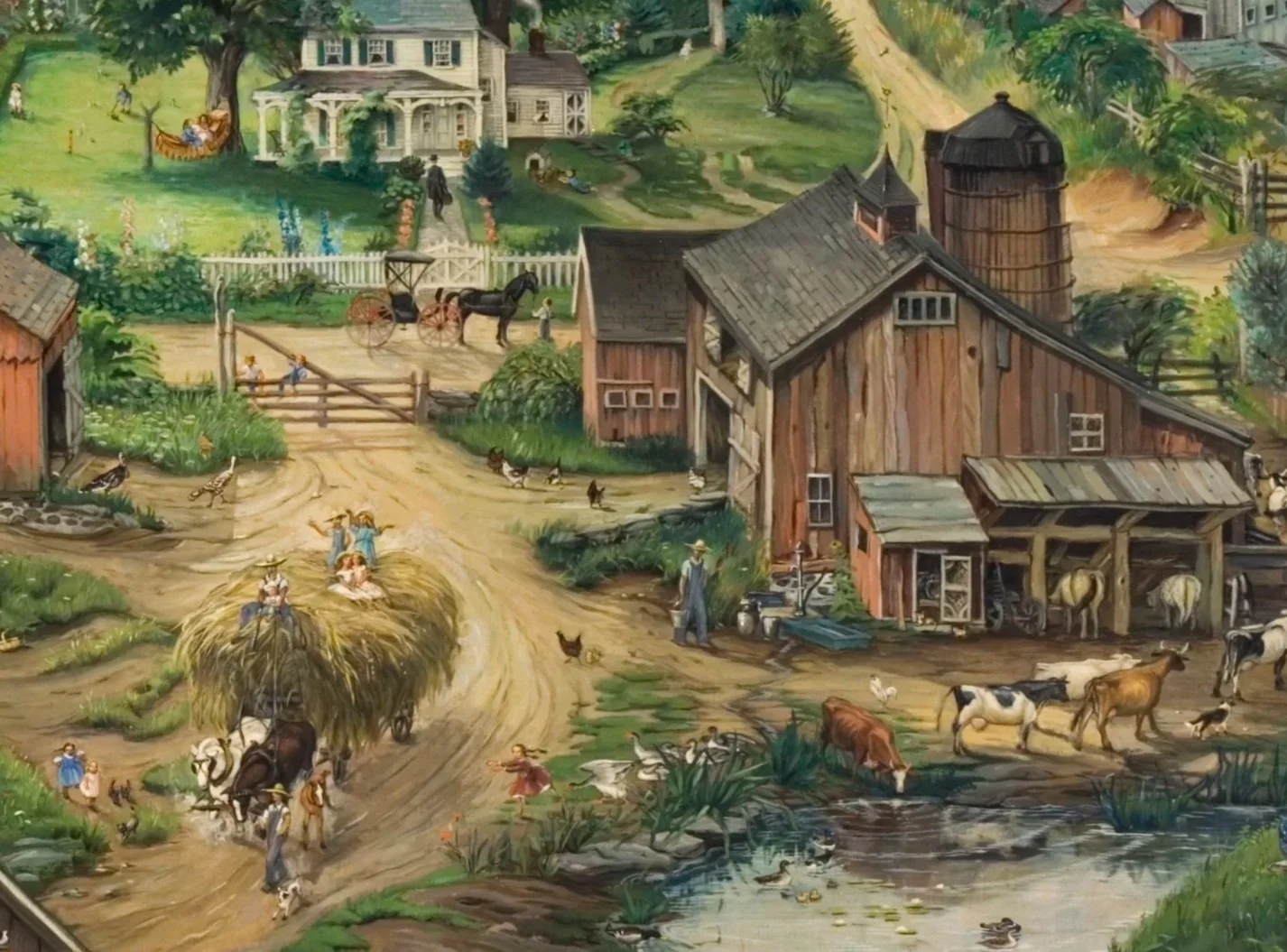 This is an image of Lauren Ford's painting, Country Doctor.