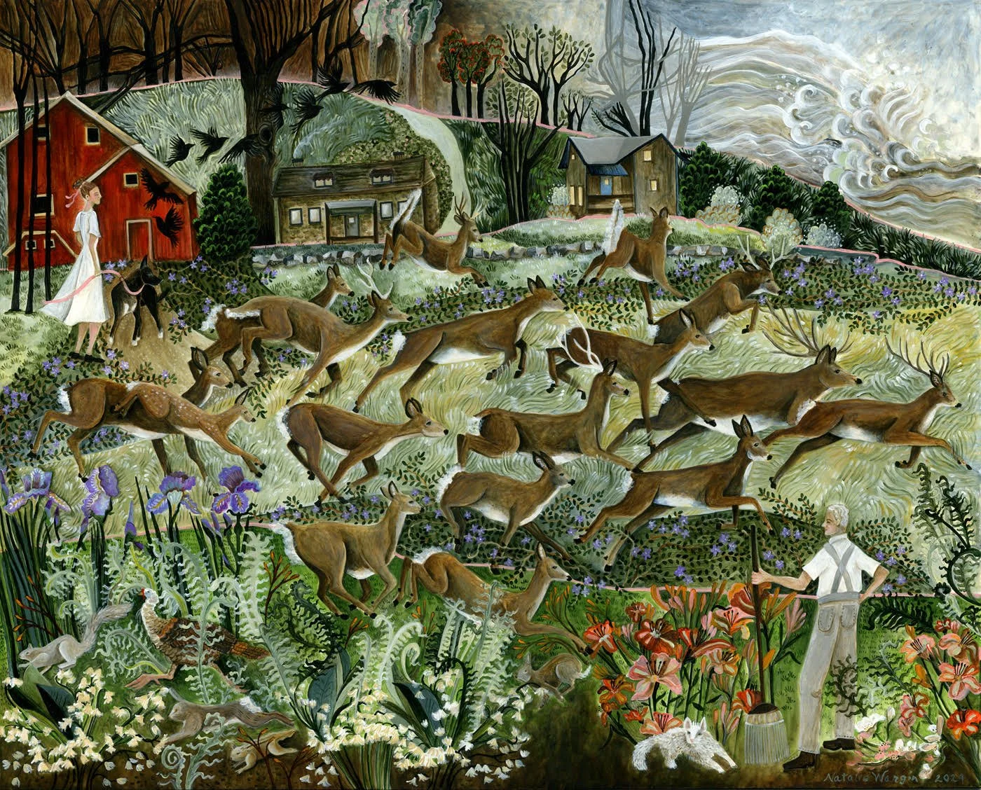 17 Deer – Natalie Wargin - Sold