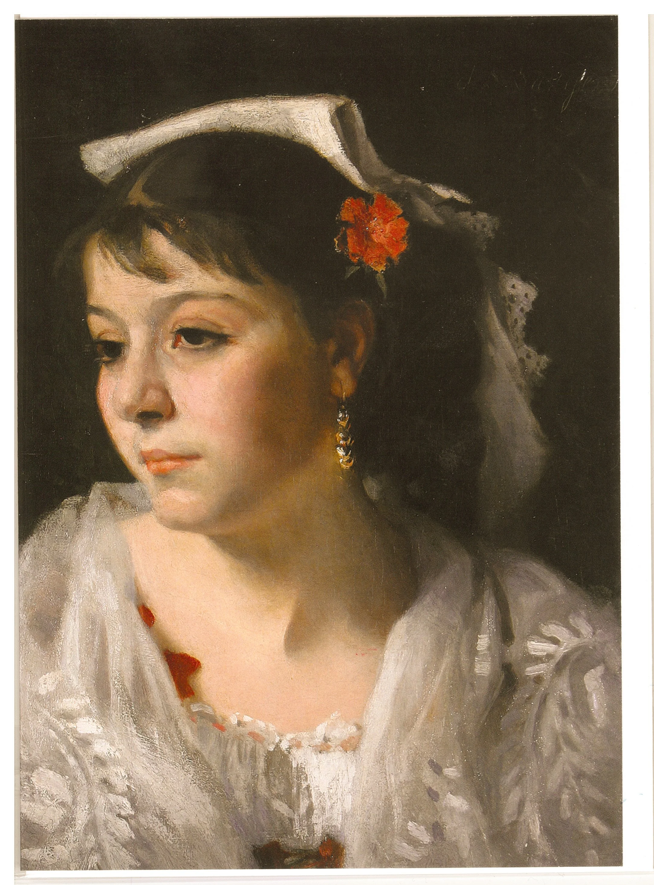 Head of an Italian Woman Postcard
