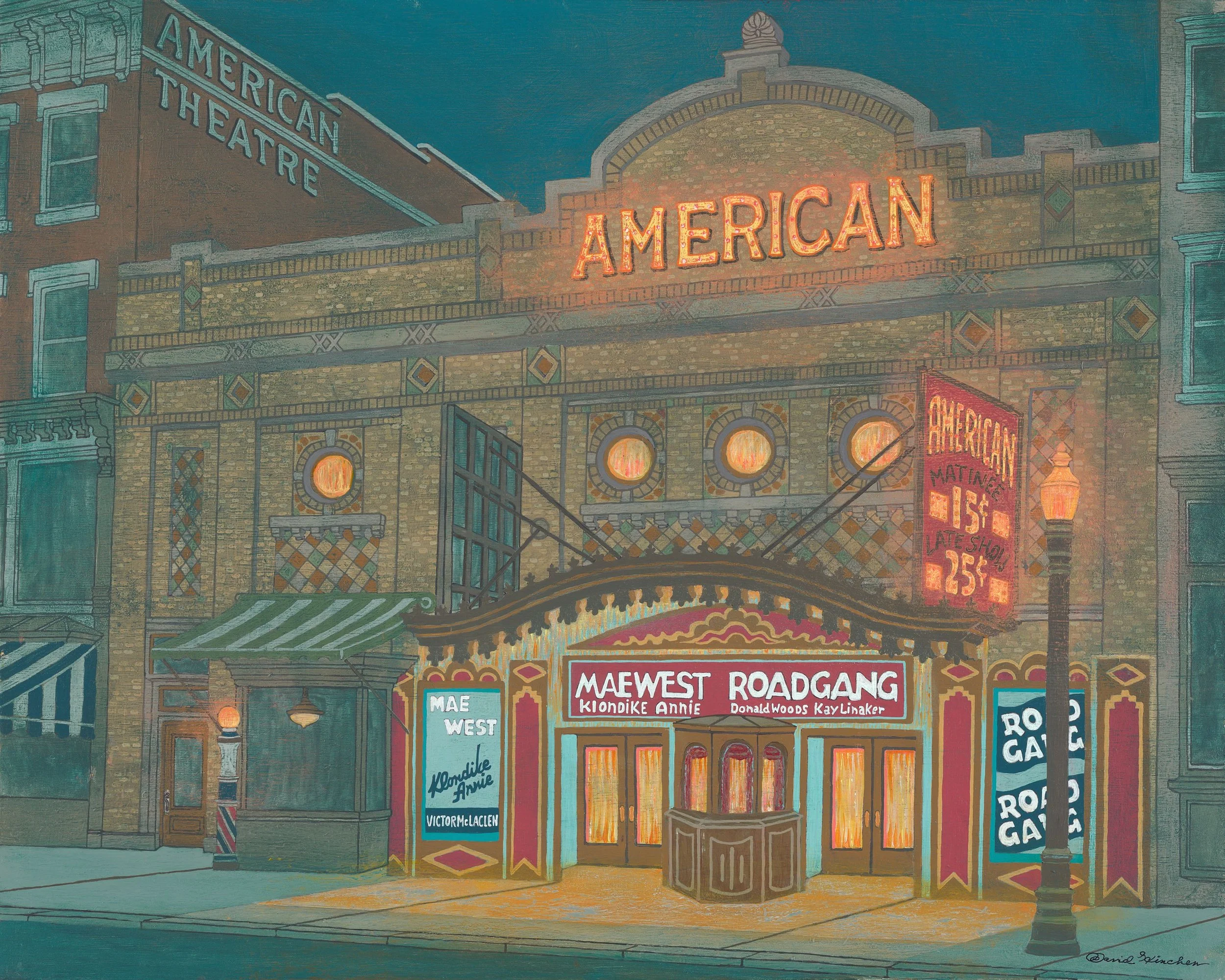 American Theater, 1936 (Troy, NY) – David Hinchen - $1,500