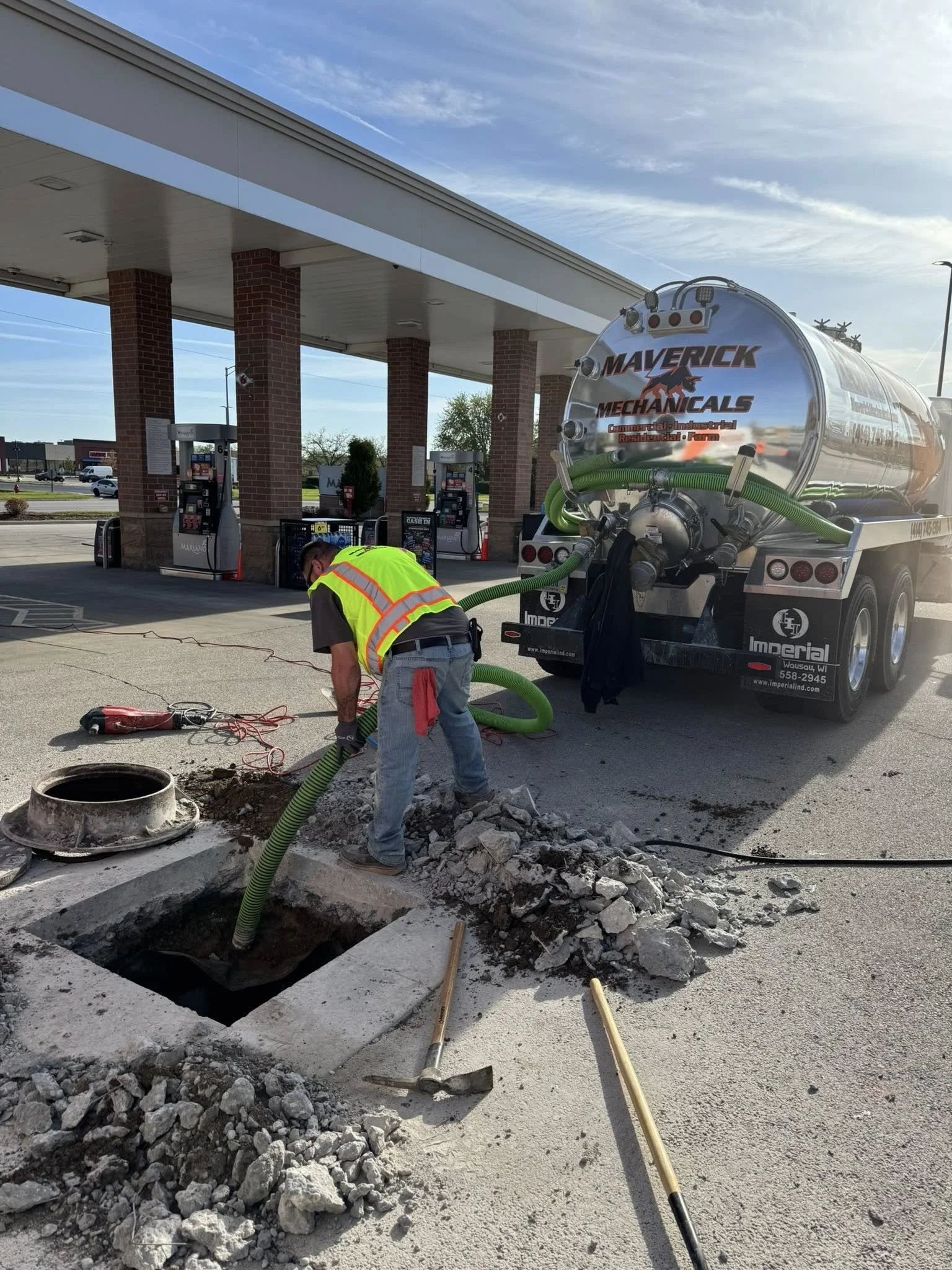 Hydro excavation