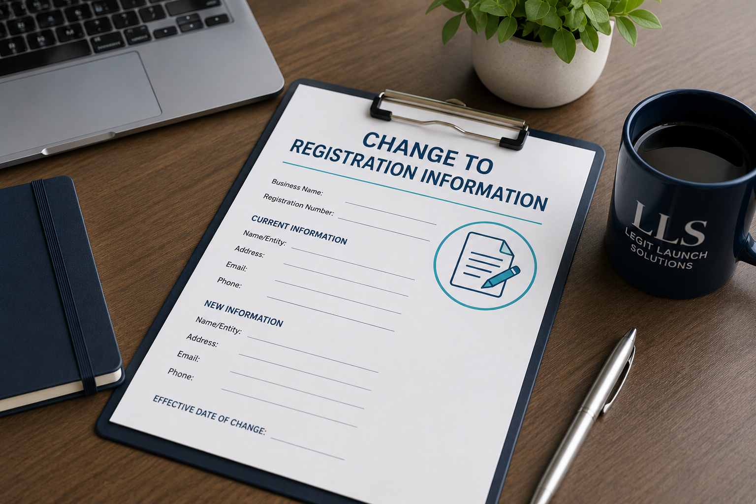 Change to Registration Info