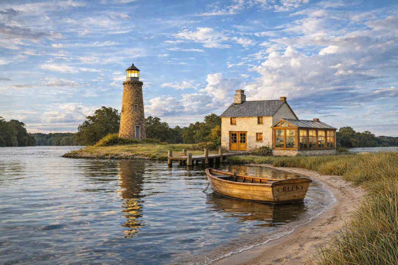 Where stories drift like sunlight and laughter fills the air,
Pearl’s House gathers hearts and hands from everywhere.
A haven by the river, where imagination flows free—
A creative place on the water, for you, for me, for memory.