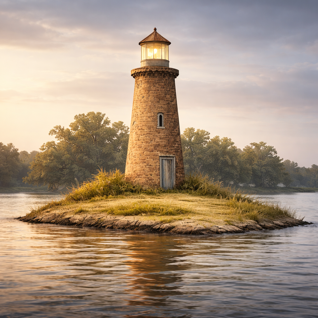 Where the steadfast tower meets the sky and guards the rolling sea, a chapel glows in secret with a humble, bending knee. For mariners kept safe by grace, for blessings gently spun— Pearl’s Point lifts its lantern high to thank the Holy One.
And all 