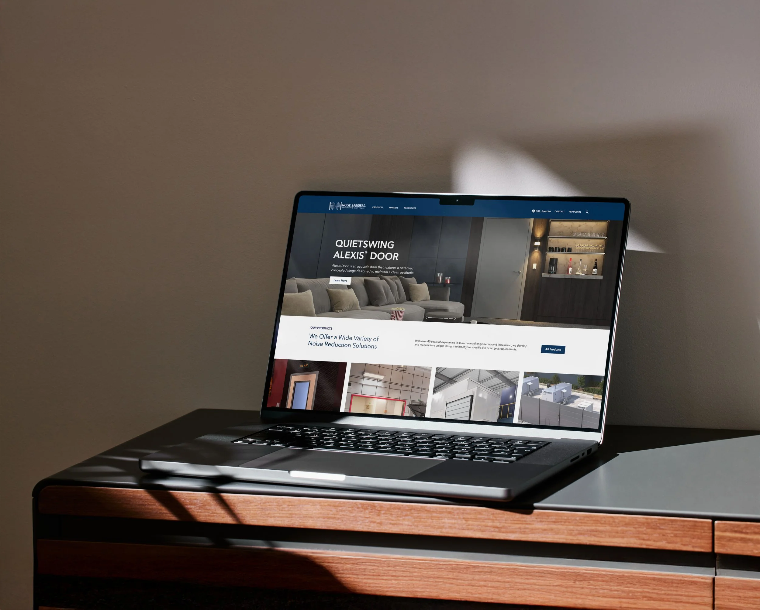 Noise Barriers Website Re-Design