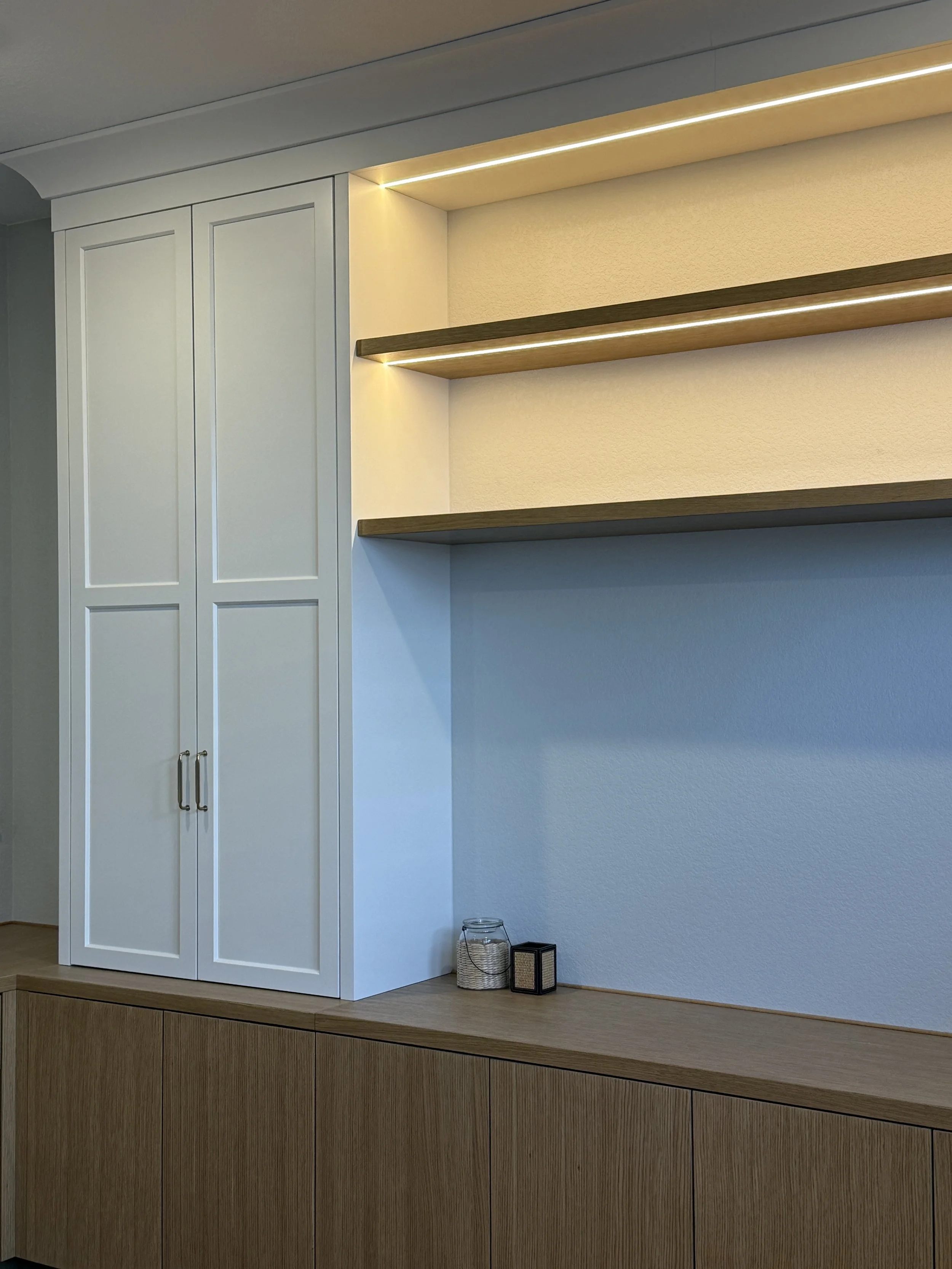 modern built-in wall unit Colorado