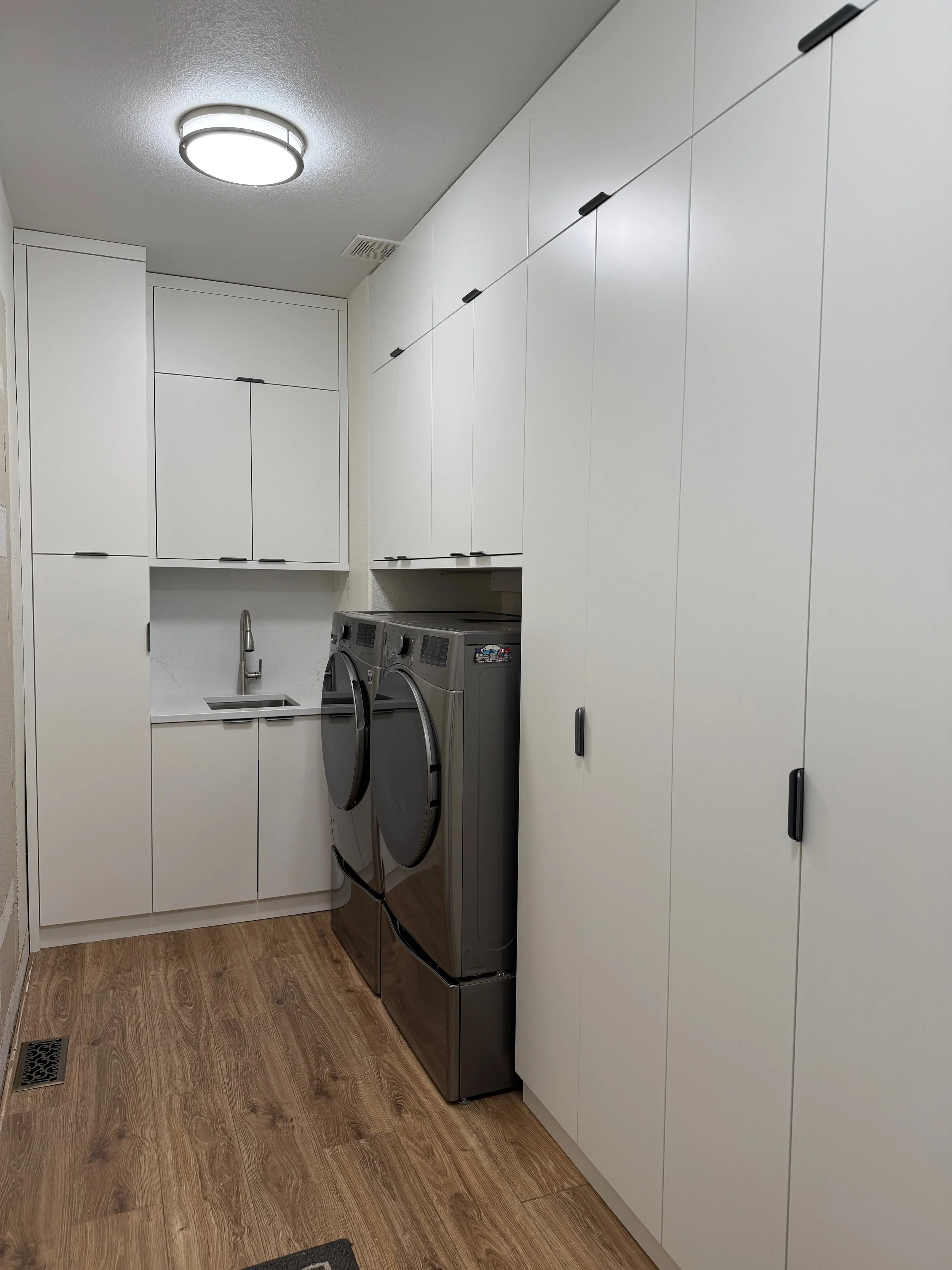custom Laundry cabinets Colorado