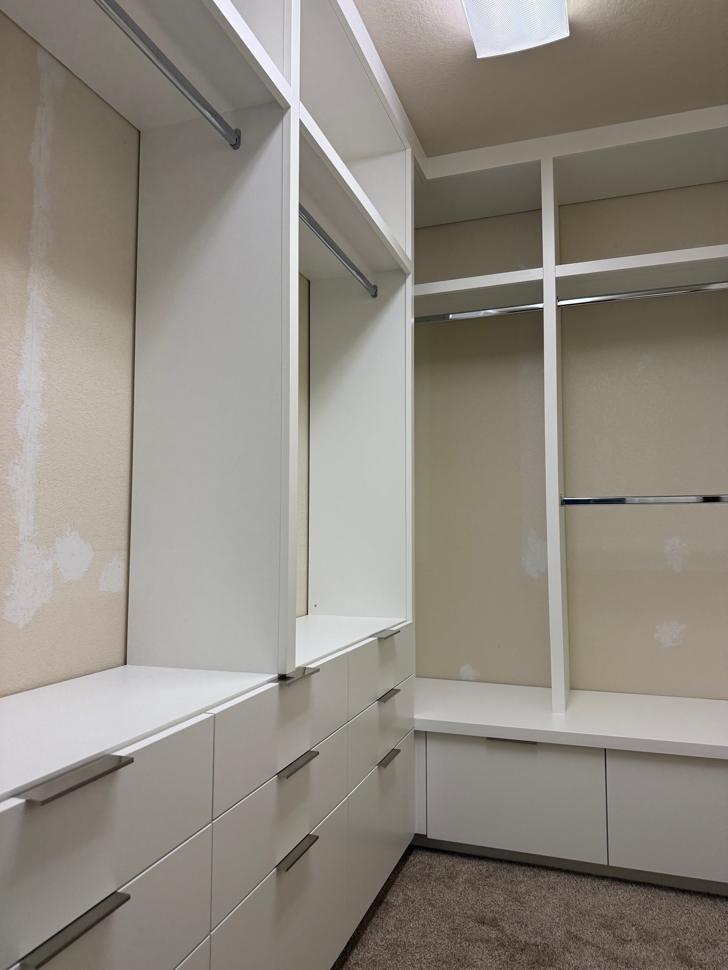 custom walk-in closet cabinetry Colorado