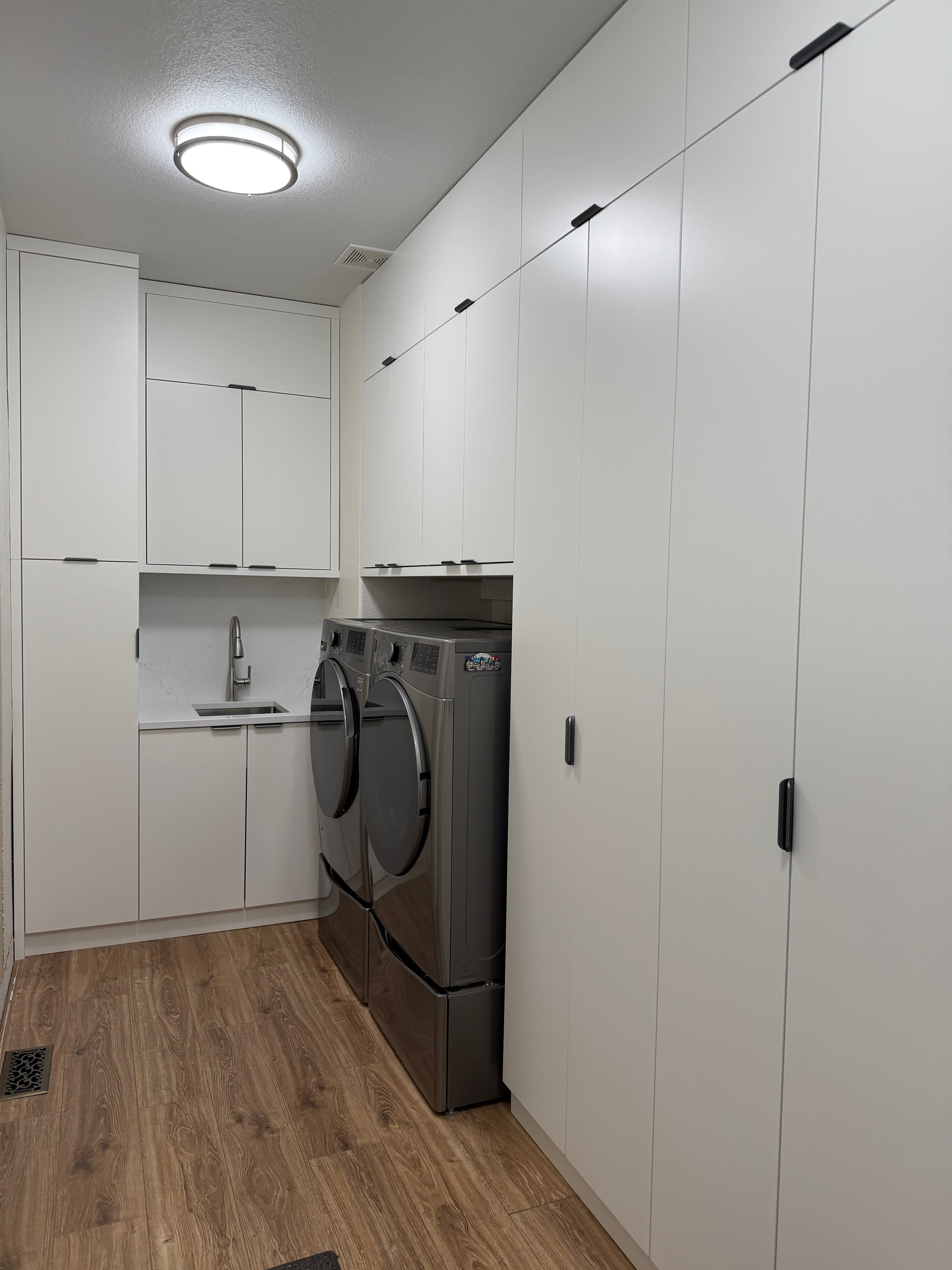 Custon Laundry room cabinets Colorado