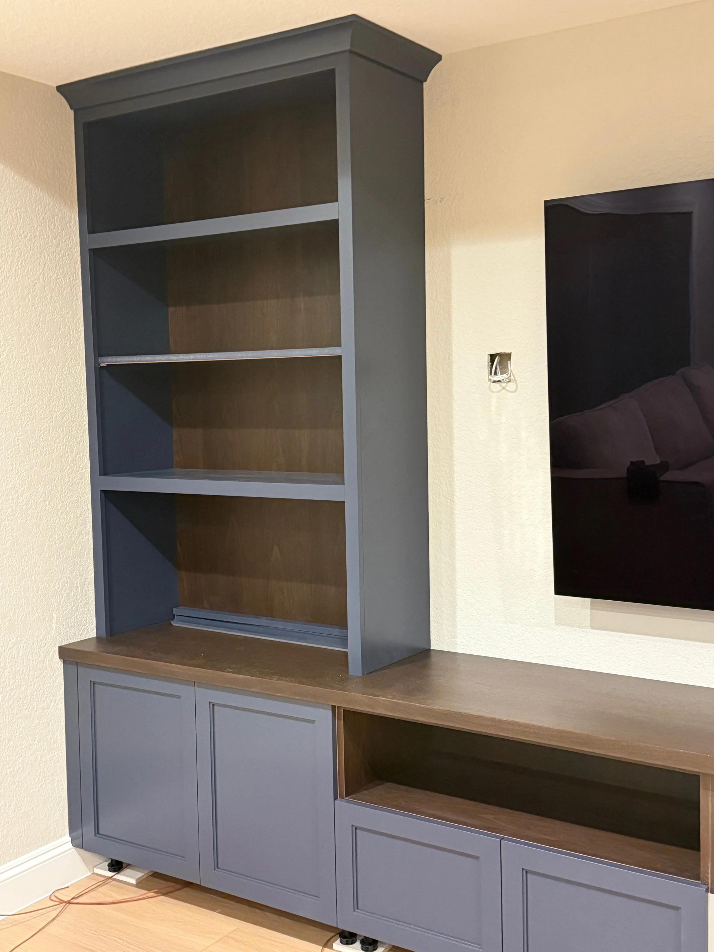 modern built-in wall unit Colorado