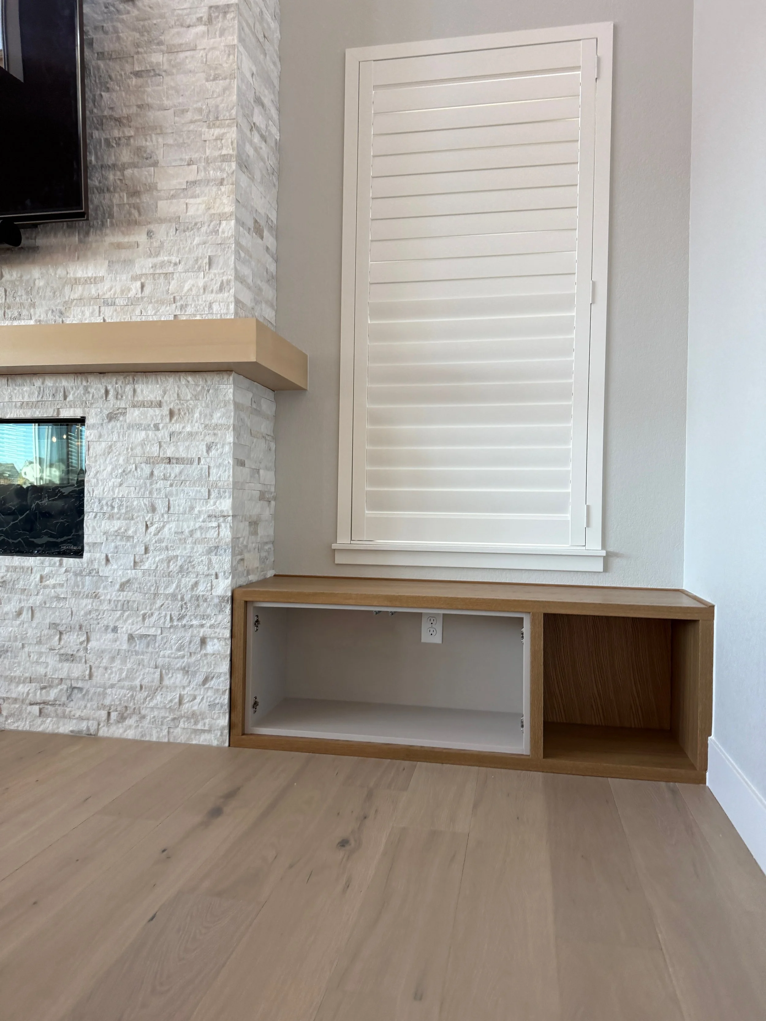 modern built-in wall unit Colorado