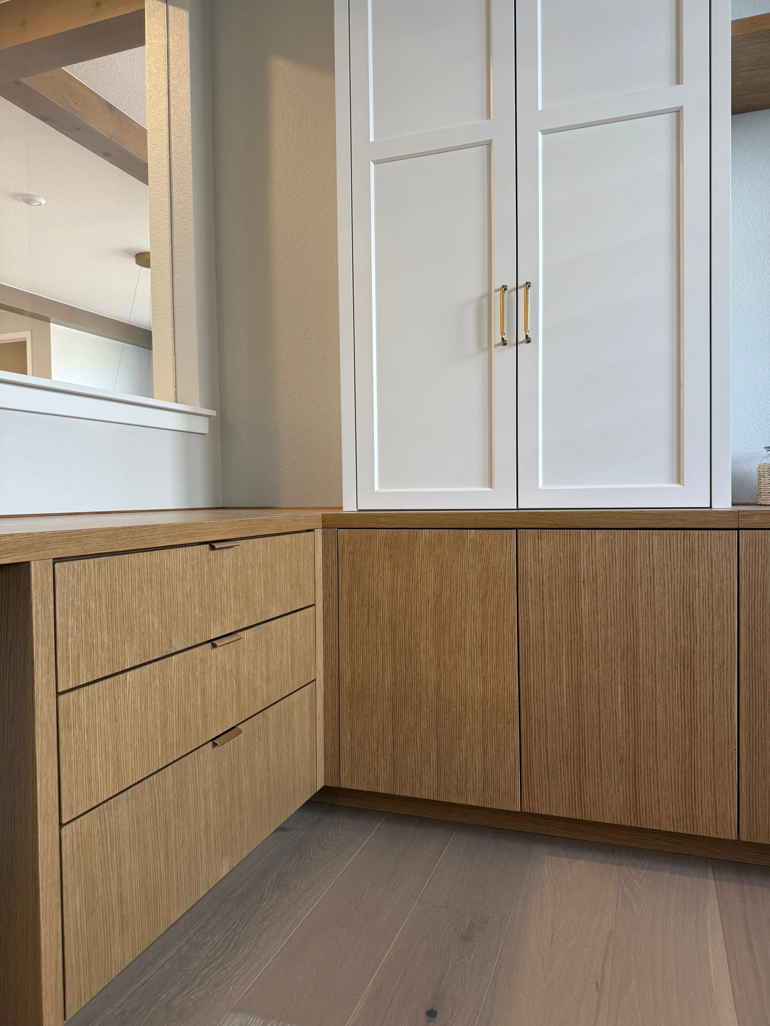 modern built-in wall unit Colorado