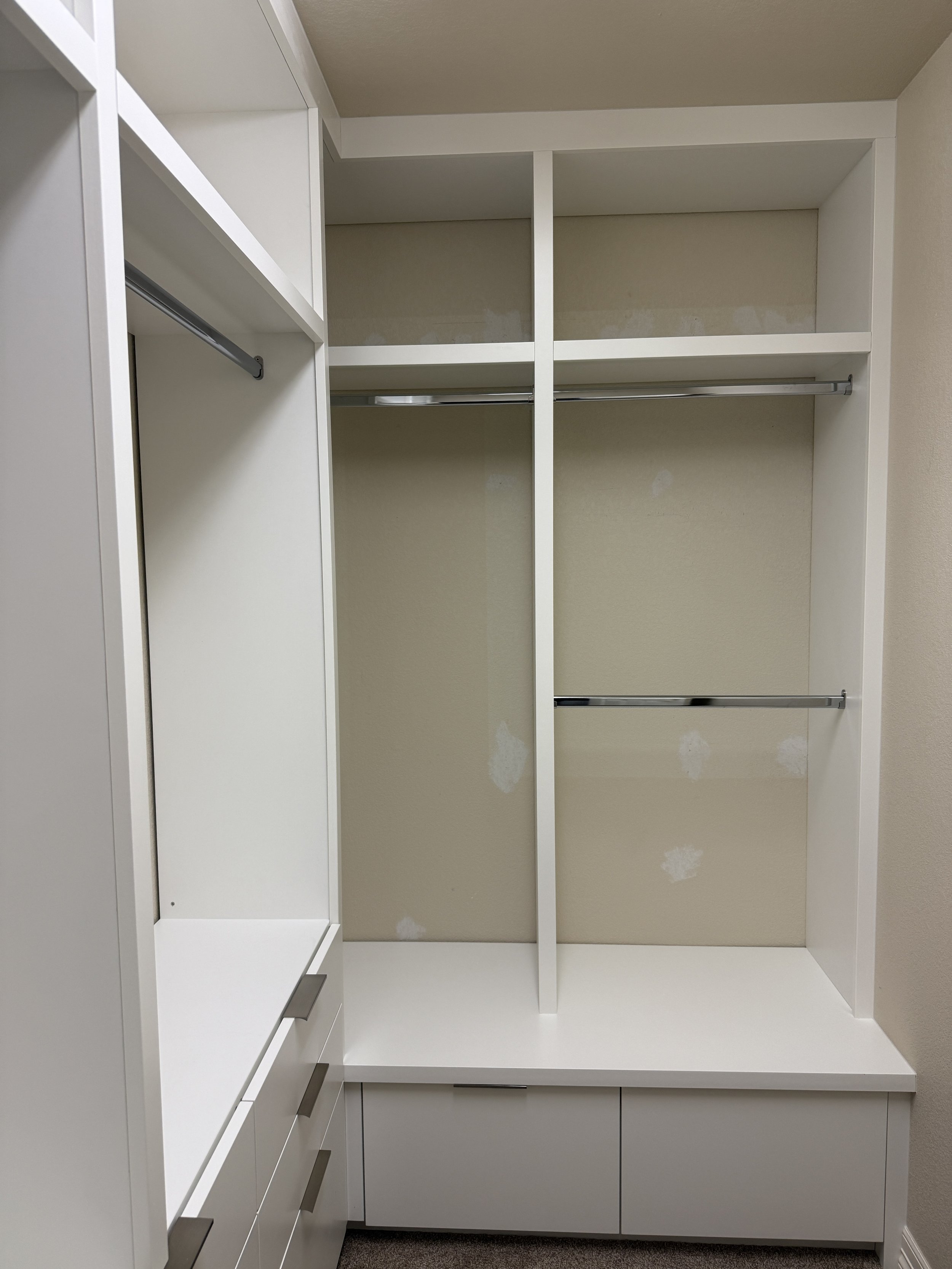 custom walk-in closet cabinetry Colorado
