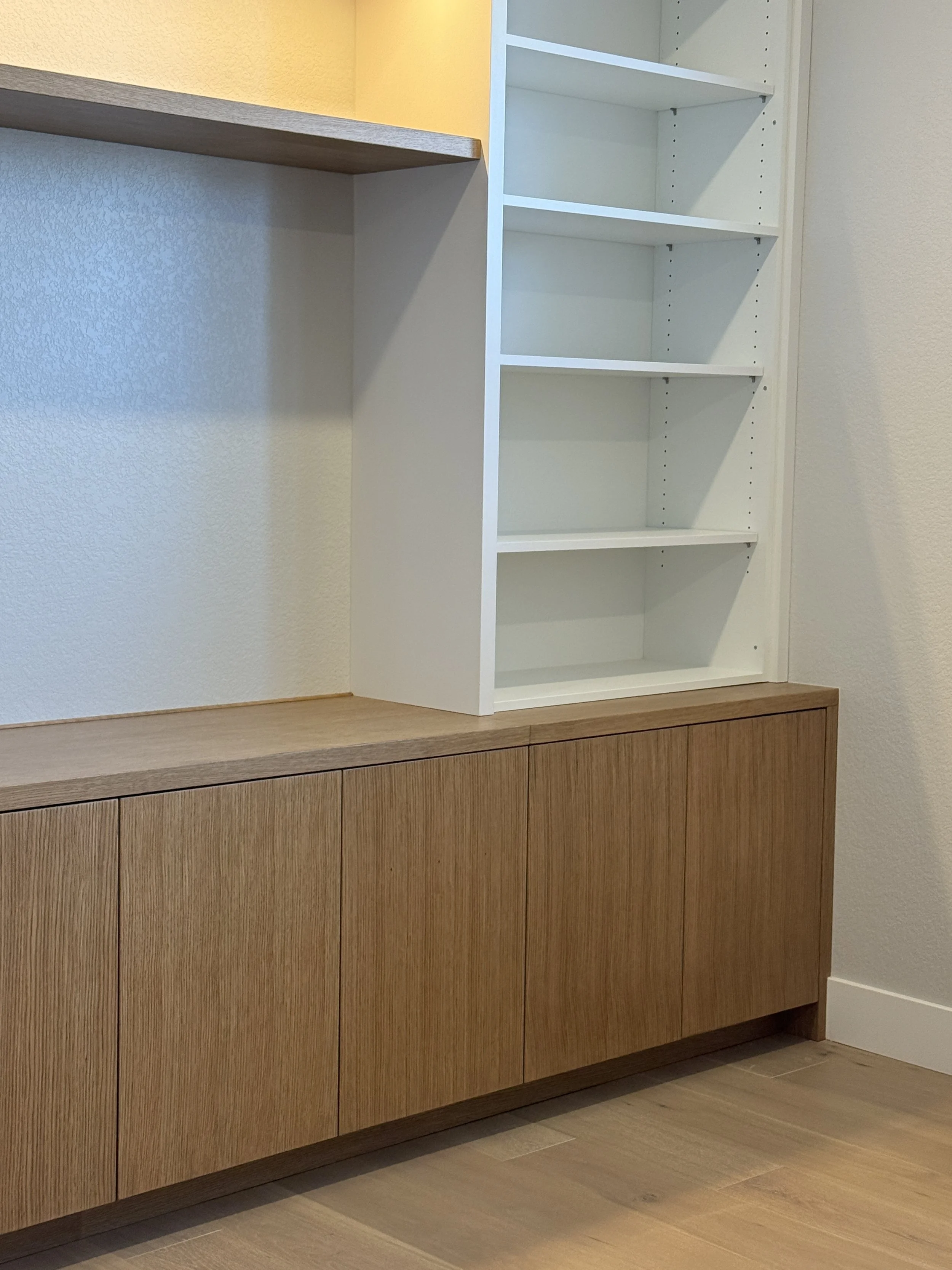modern built-in wall unit Denver