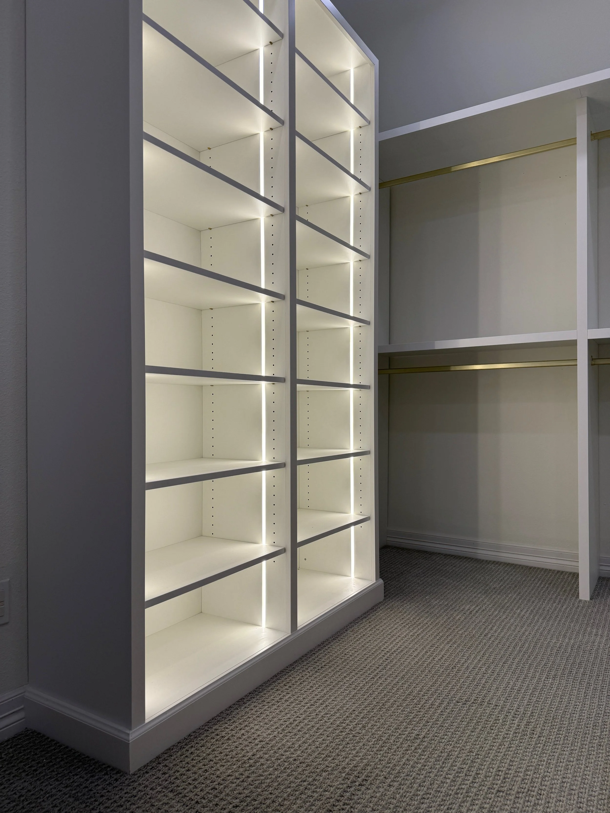 custom walk-in closet cabinetry Colorado