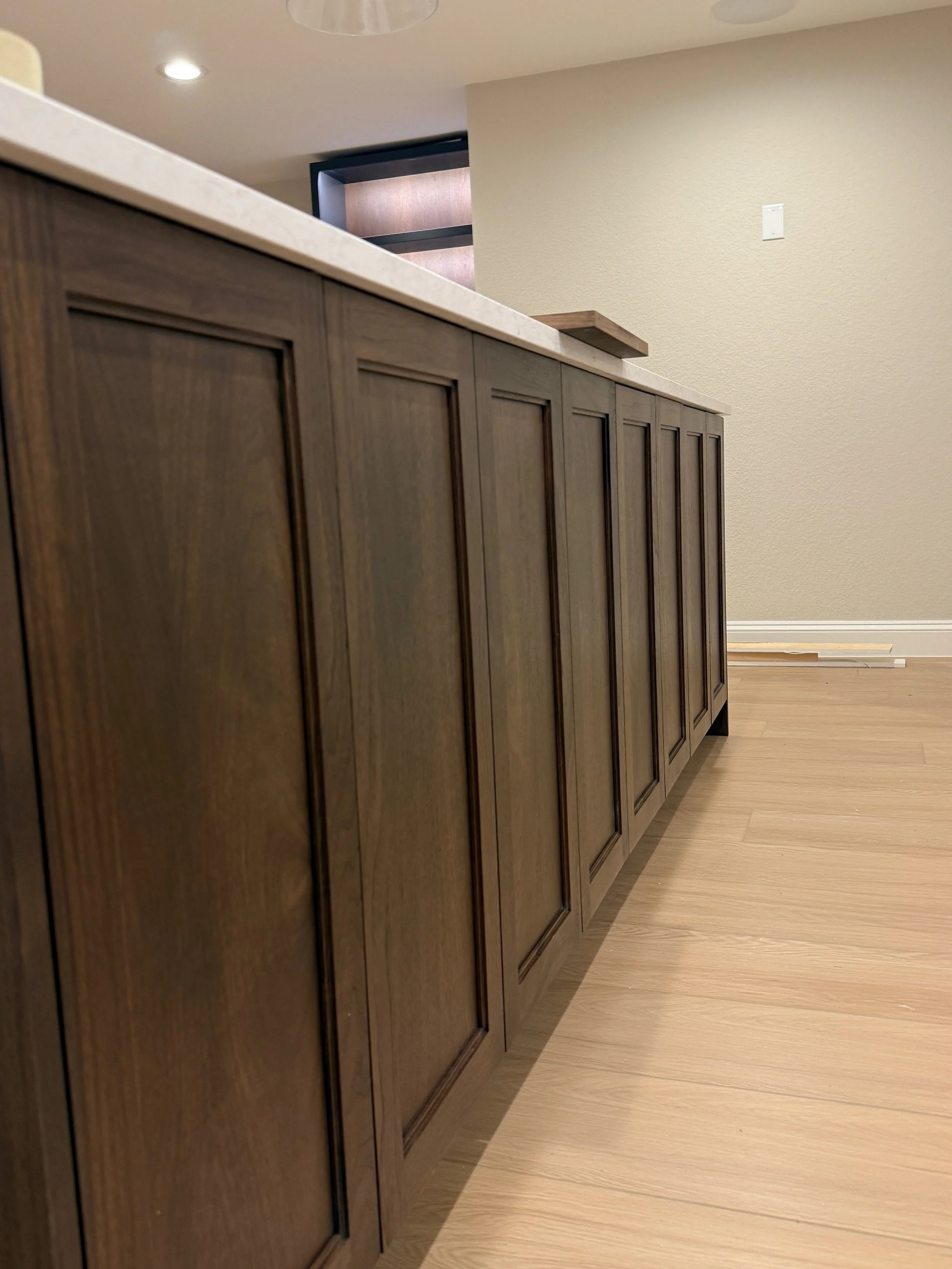 custom walnut kitchen cabinets Colorado