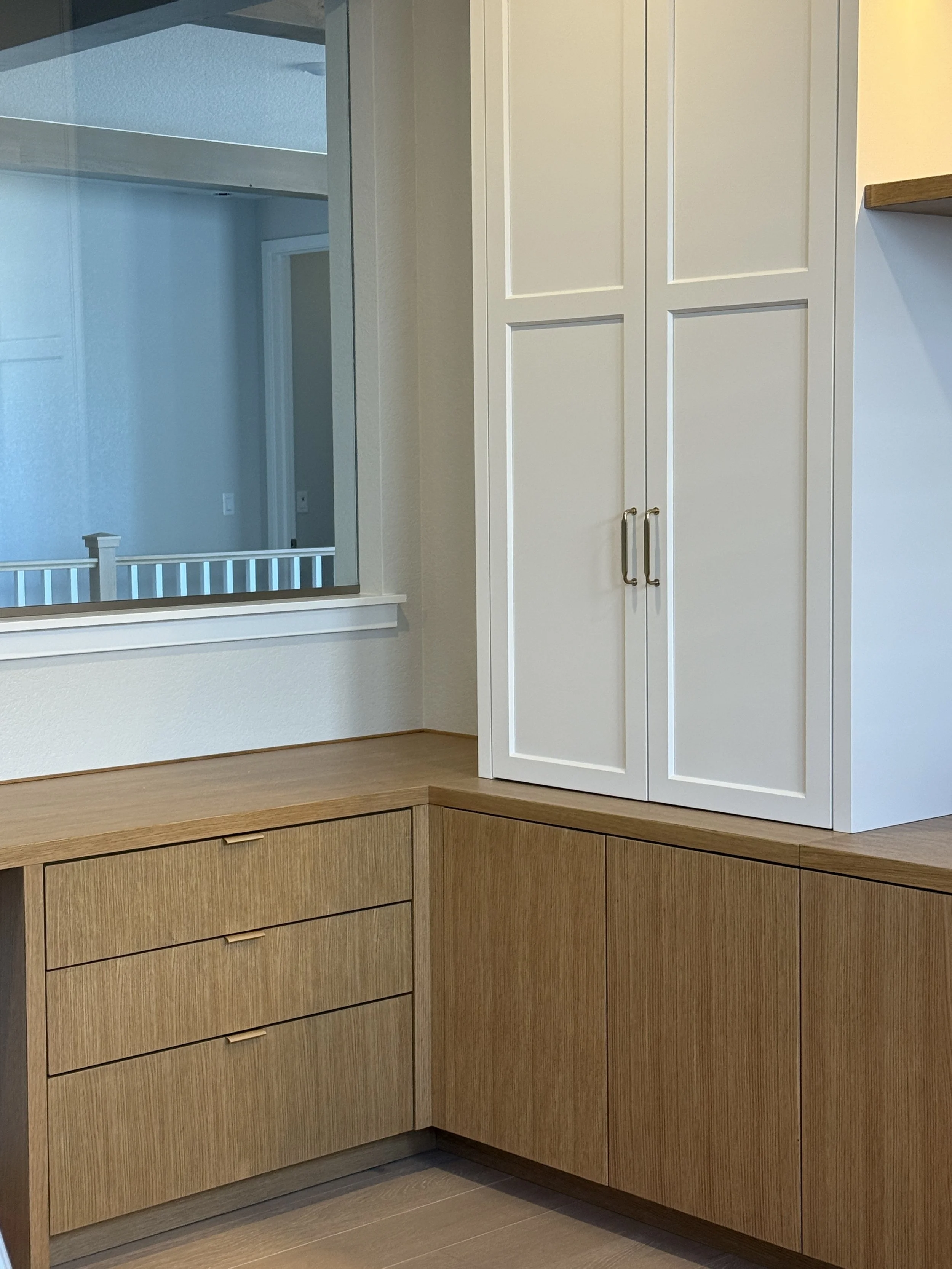 custom built-in wall unit Colorado