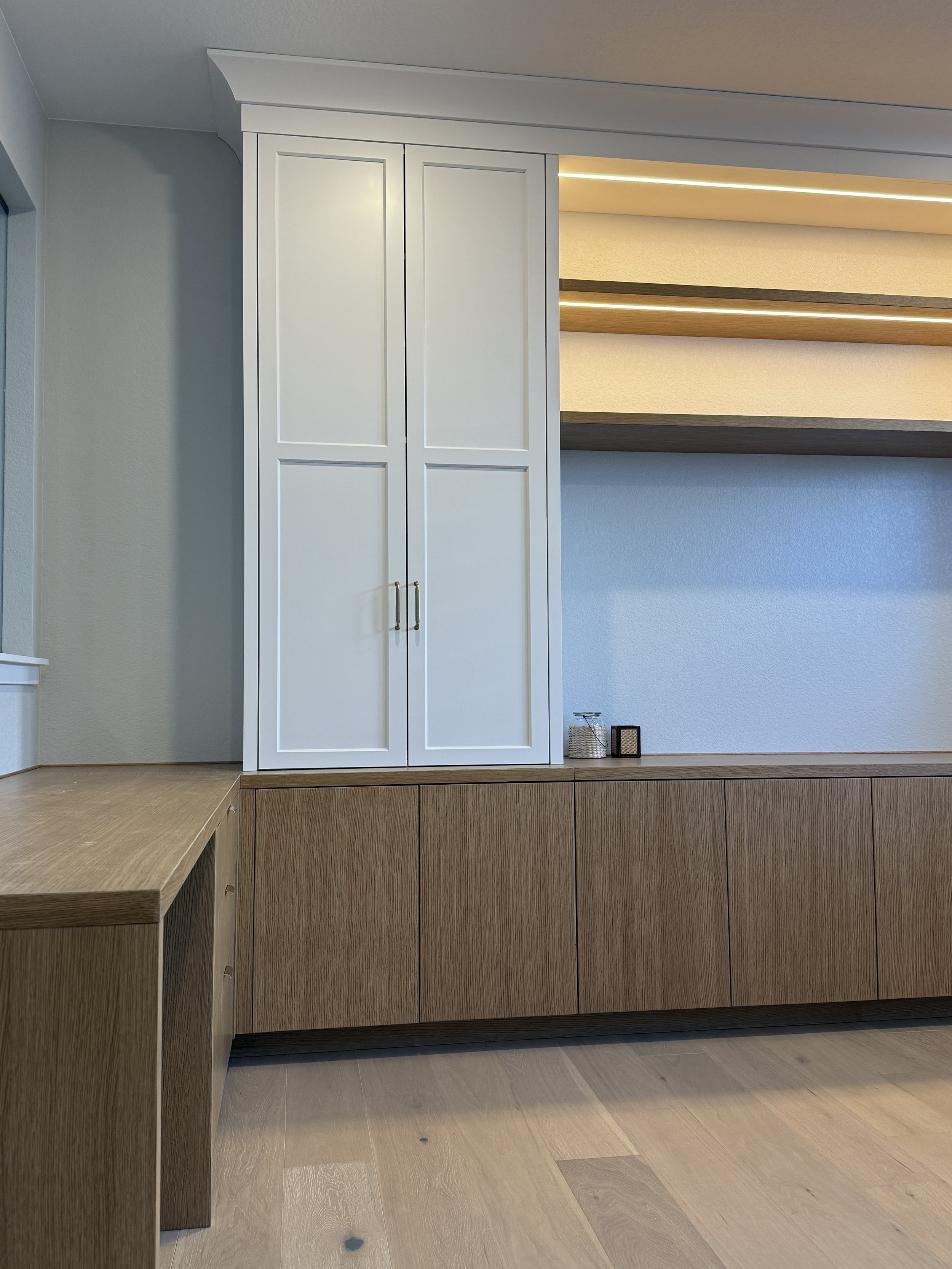 modern built-in wall unit Colorado