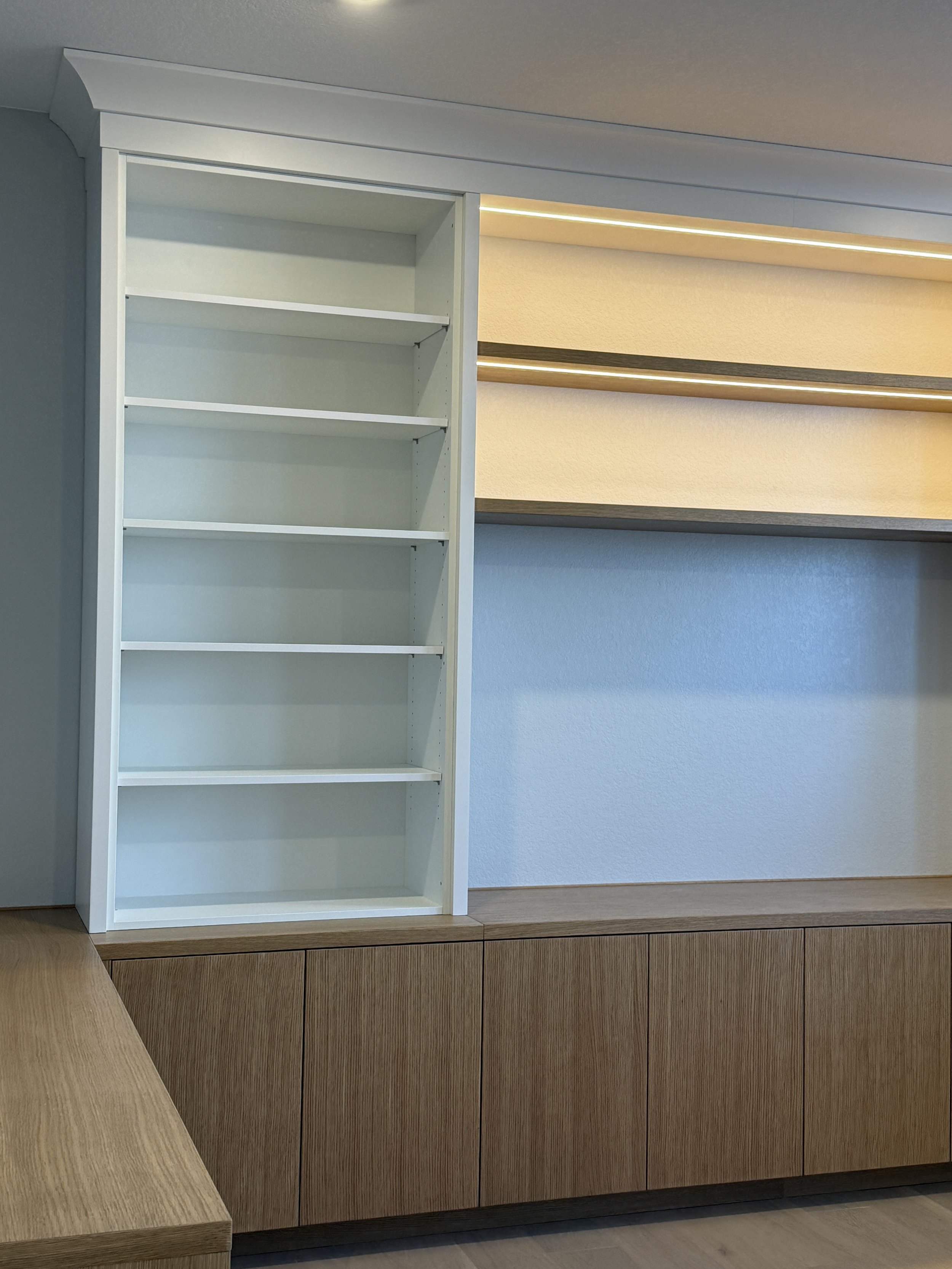 modern built-in wall unit Denver