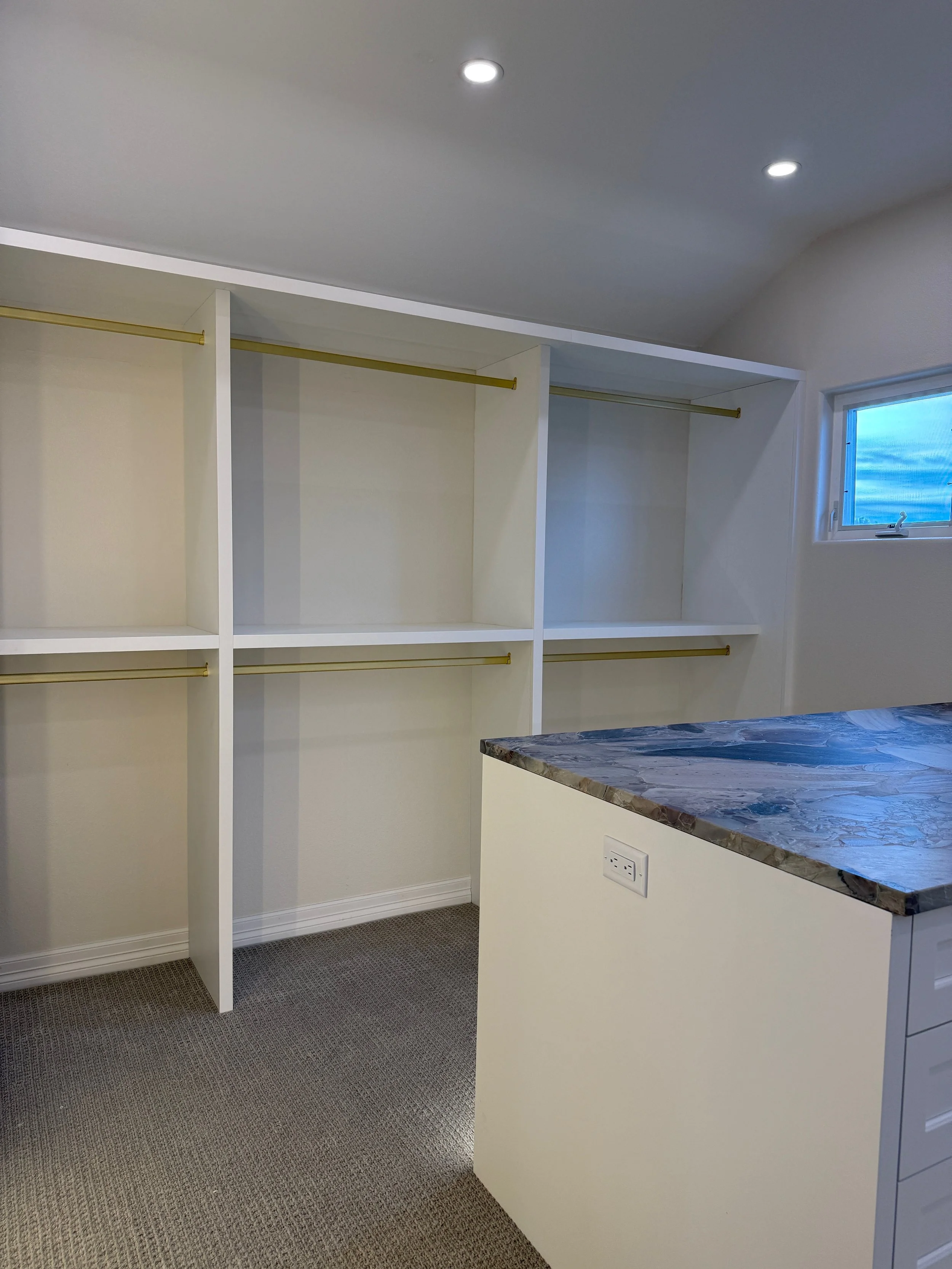 custom walk-in closet cabinetry Colorado