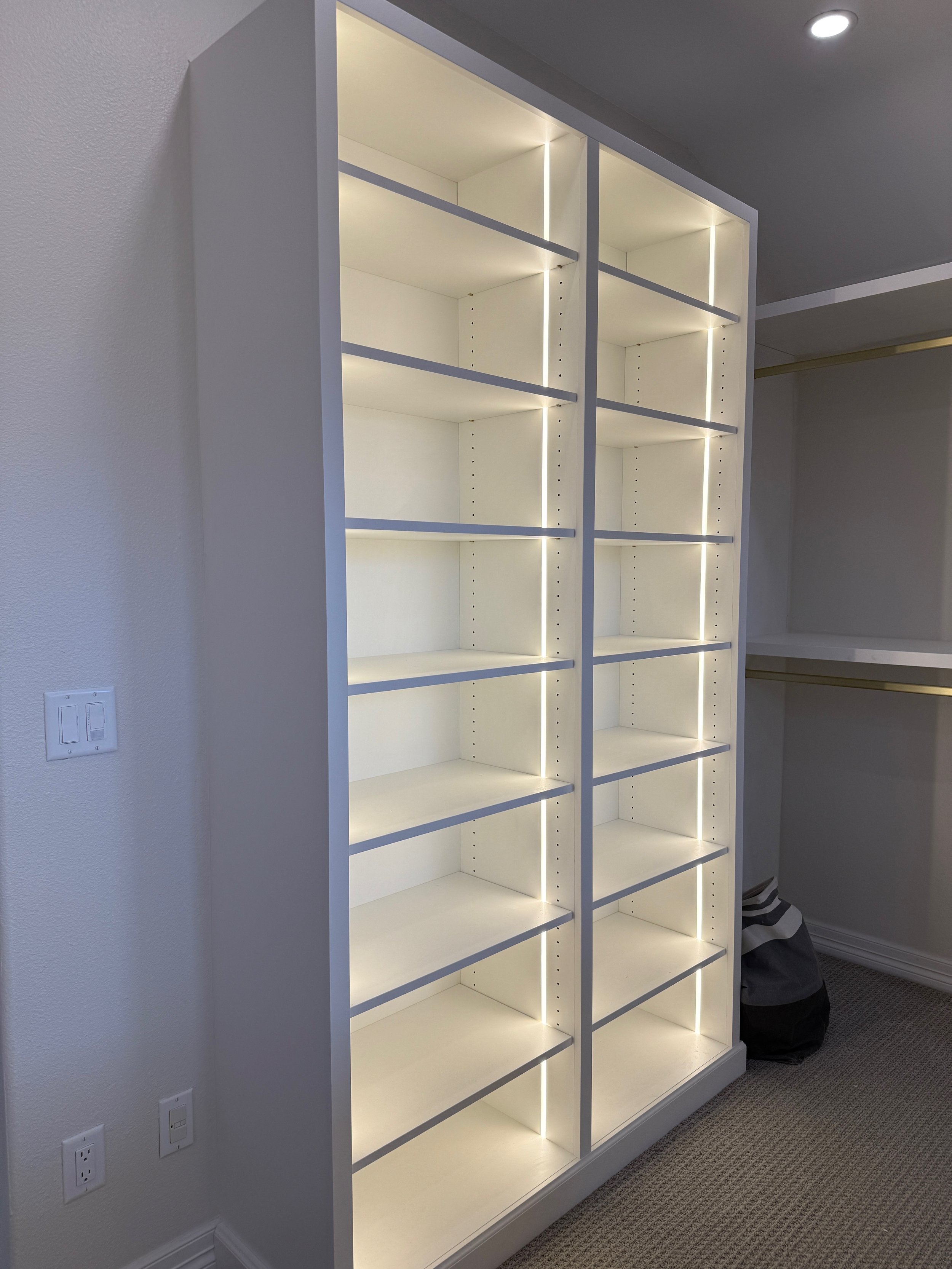custom walk-in closet cabinetry Denver