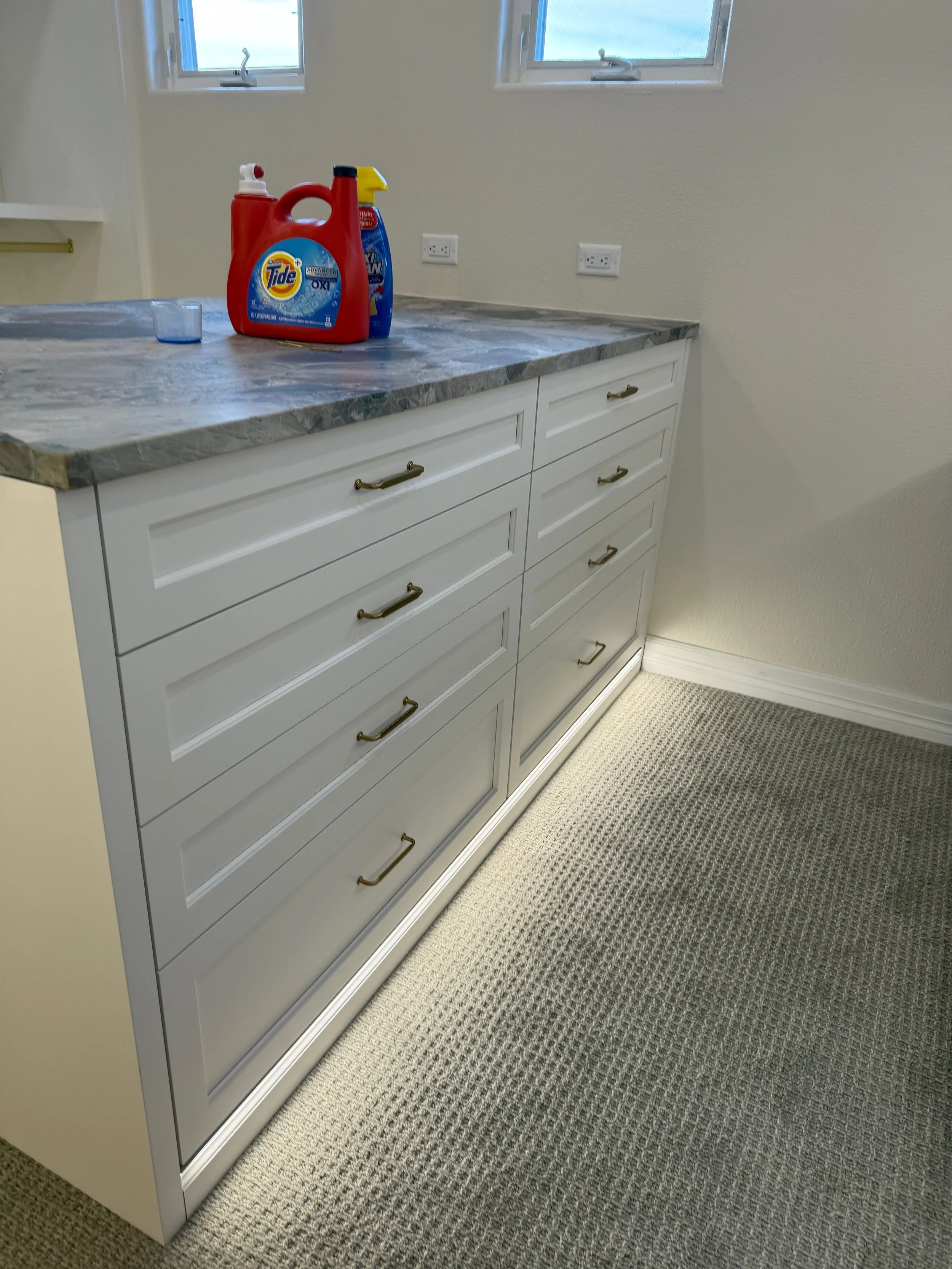 Custon Laundry room cabinets Colorado