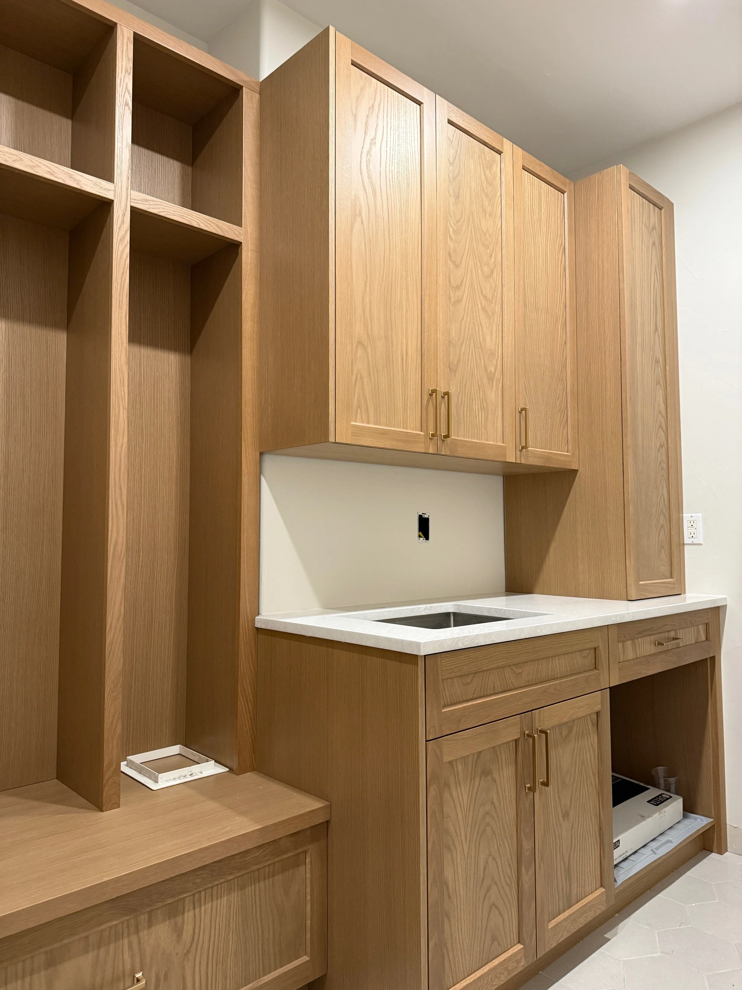 Custon Laundry room cabinets Colorado