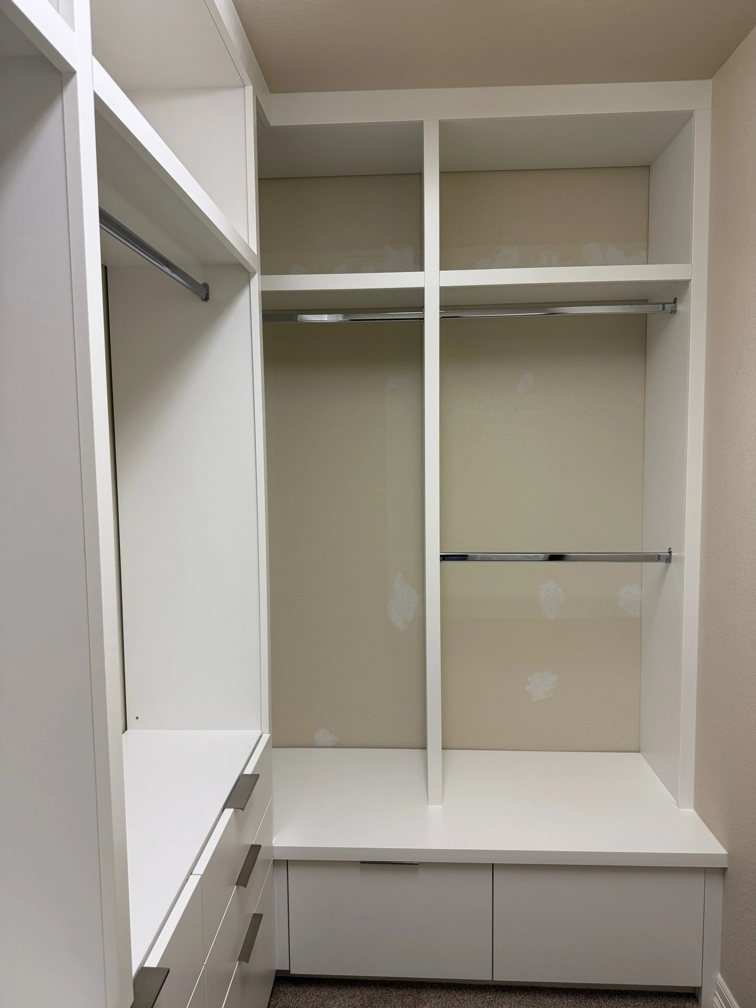 custom walk-in closet cabinetry Colorado