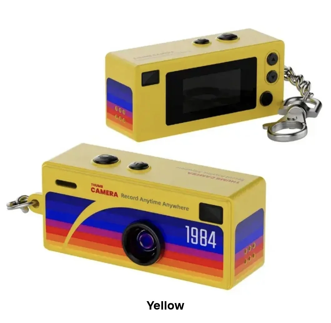 Appareil photo porte-clés FLASH YELLOW